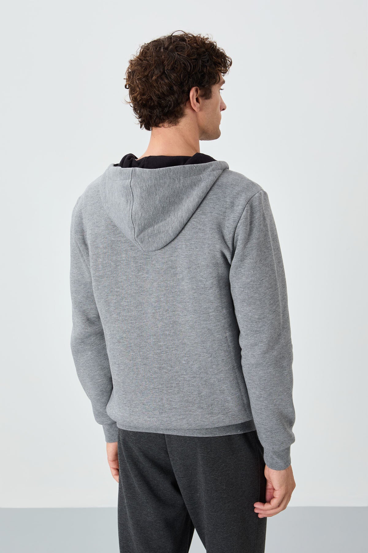 Hector Gri Melanj Şardonlu Erkek Sweatshirt - 88139
