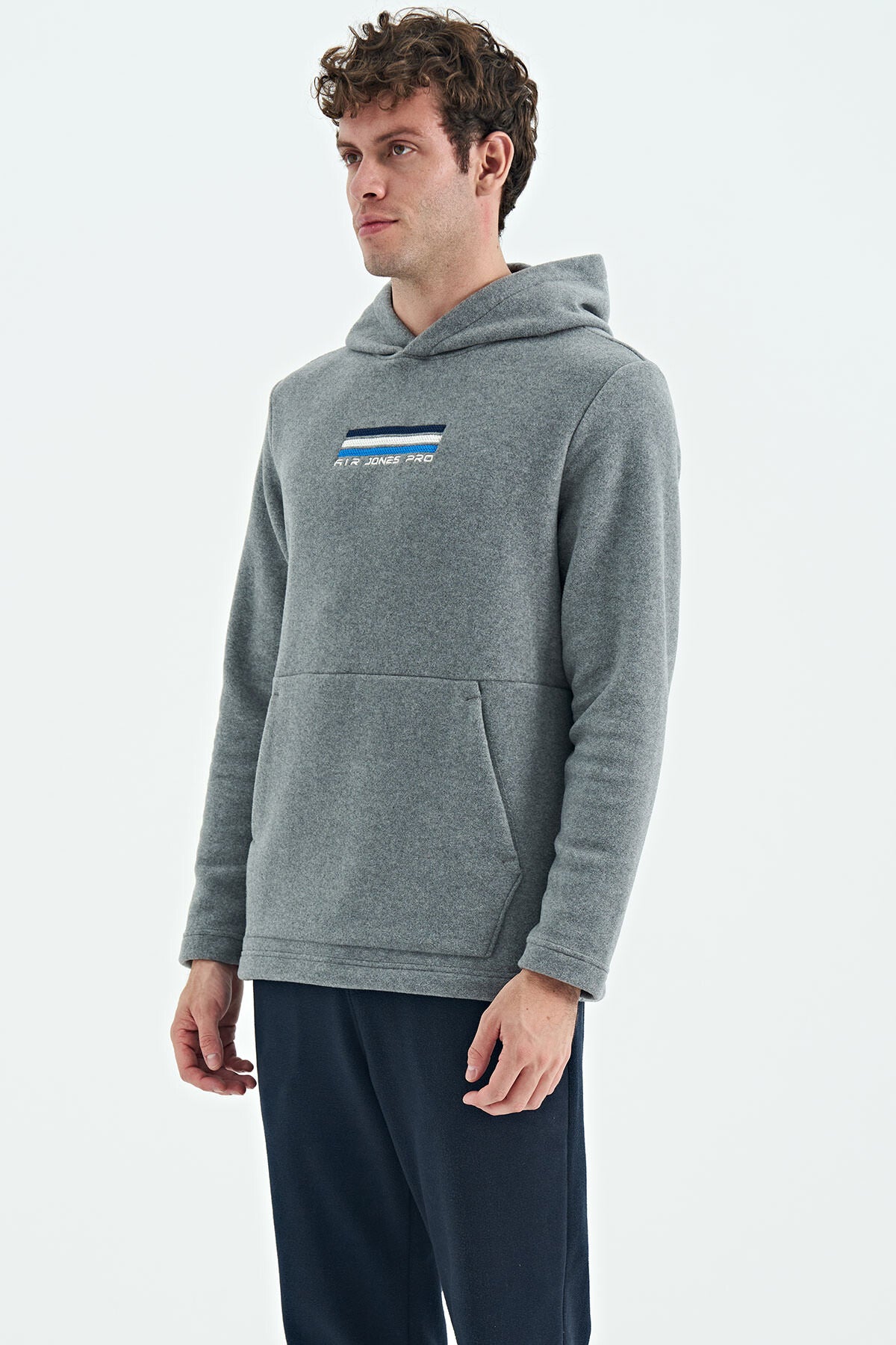 Hern Gri Melanj Erkek Polar Sweatshirt - 88301