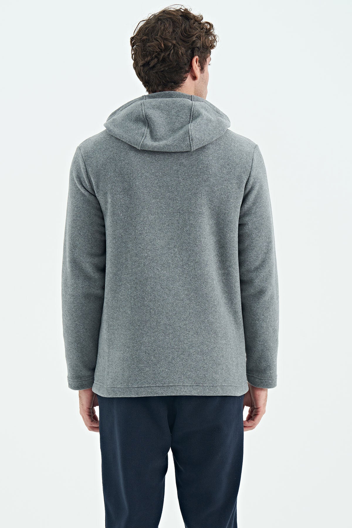 Hern Gri Melanj Erkek Polar Sweatshirt - 88301