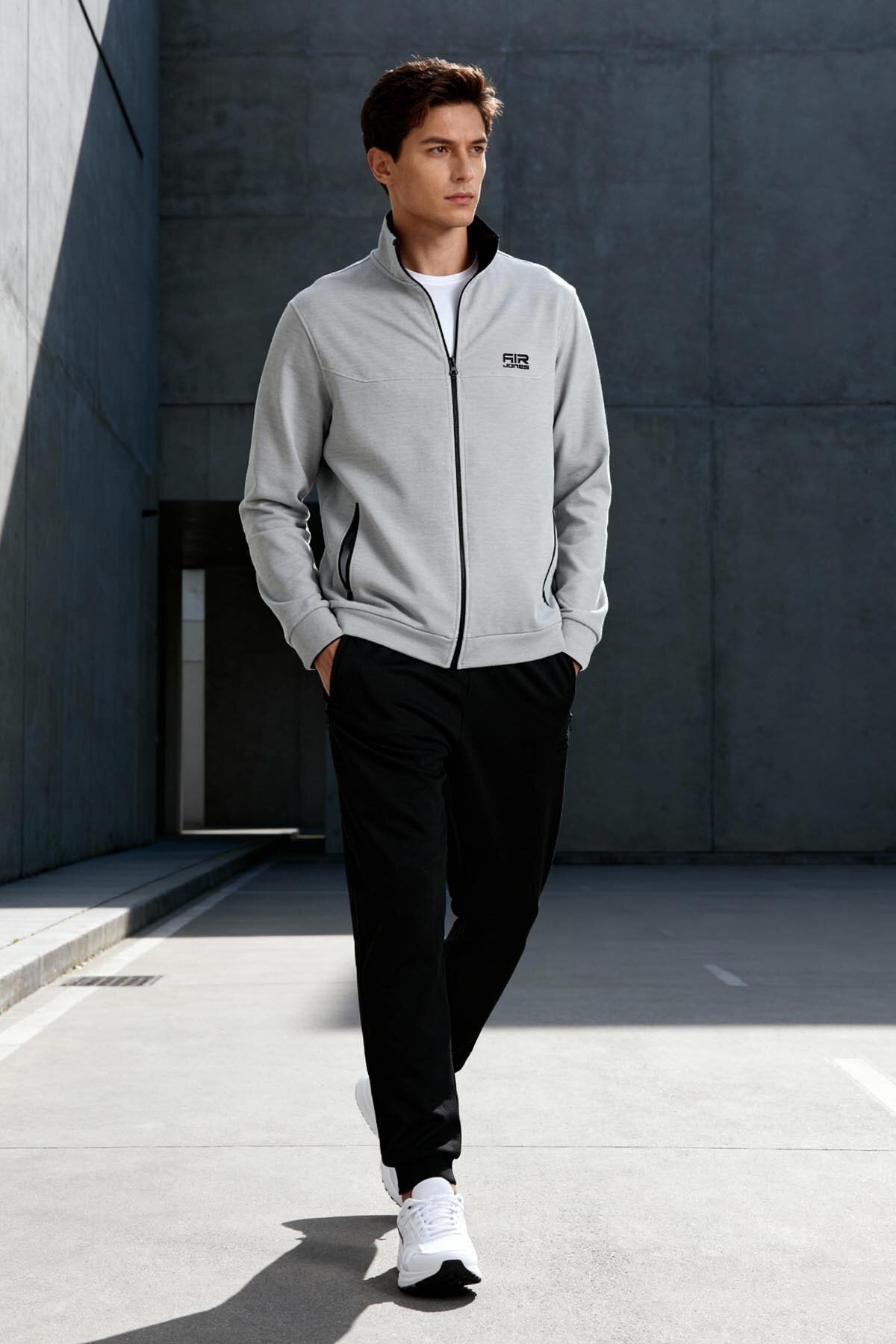 Hugo Gri Melanj - Siyah Jogger Erkek Eşofman Takım - 85198