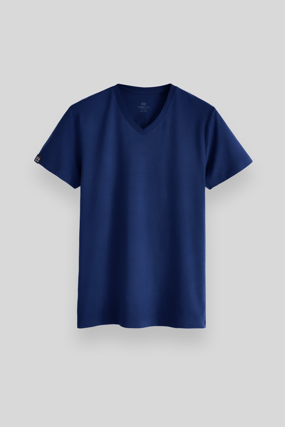 İndigo Basic Kısa Kol Standart Kalıp V Yaka Erkek T-Shirt - 87912