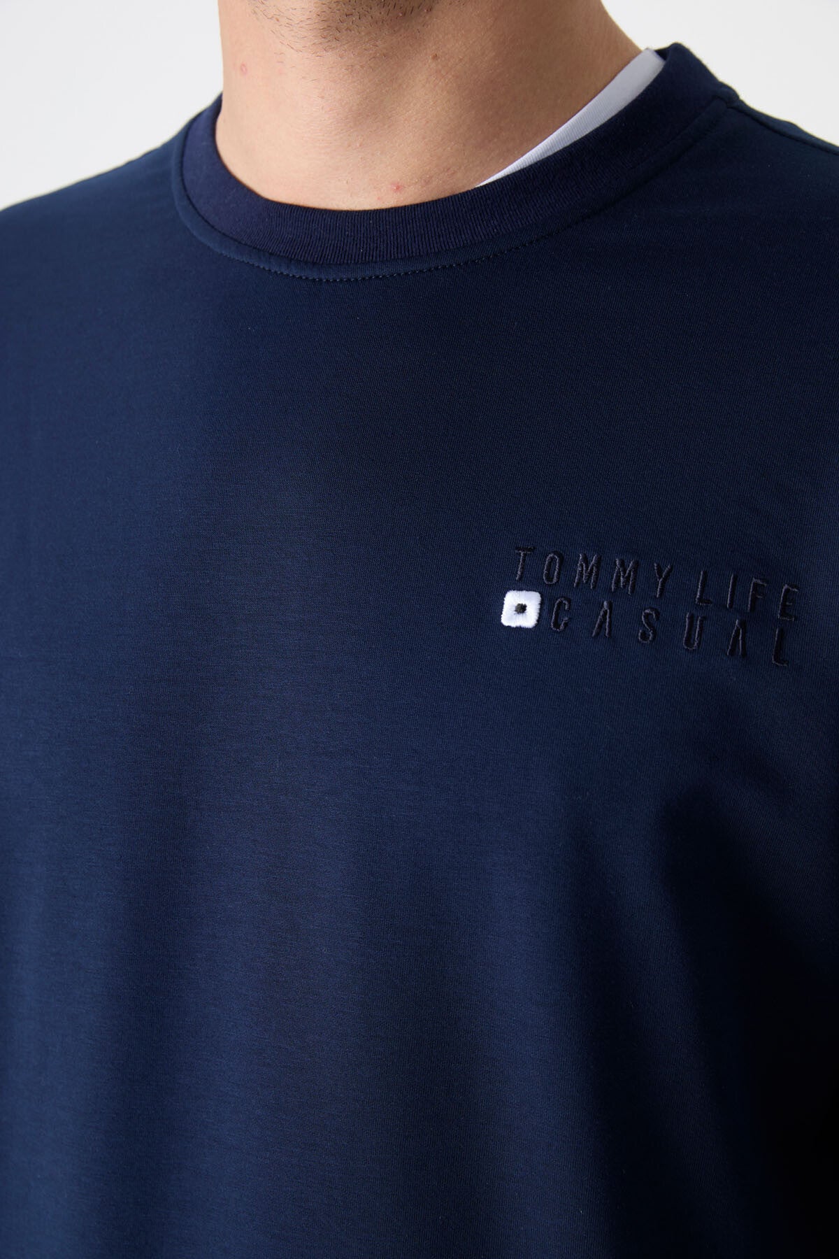 İndigo Casual O Yaka Lastik Paça Pamuklu Erkek Oversize Eşofman Takımı - 85120