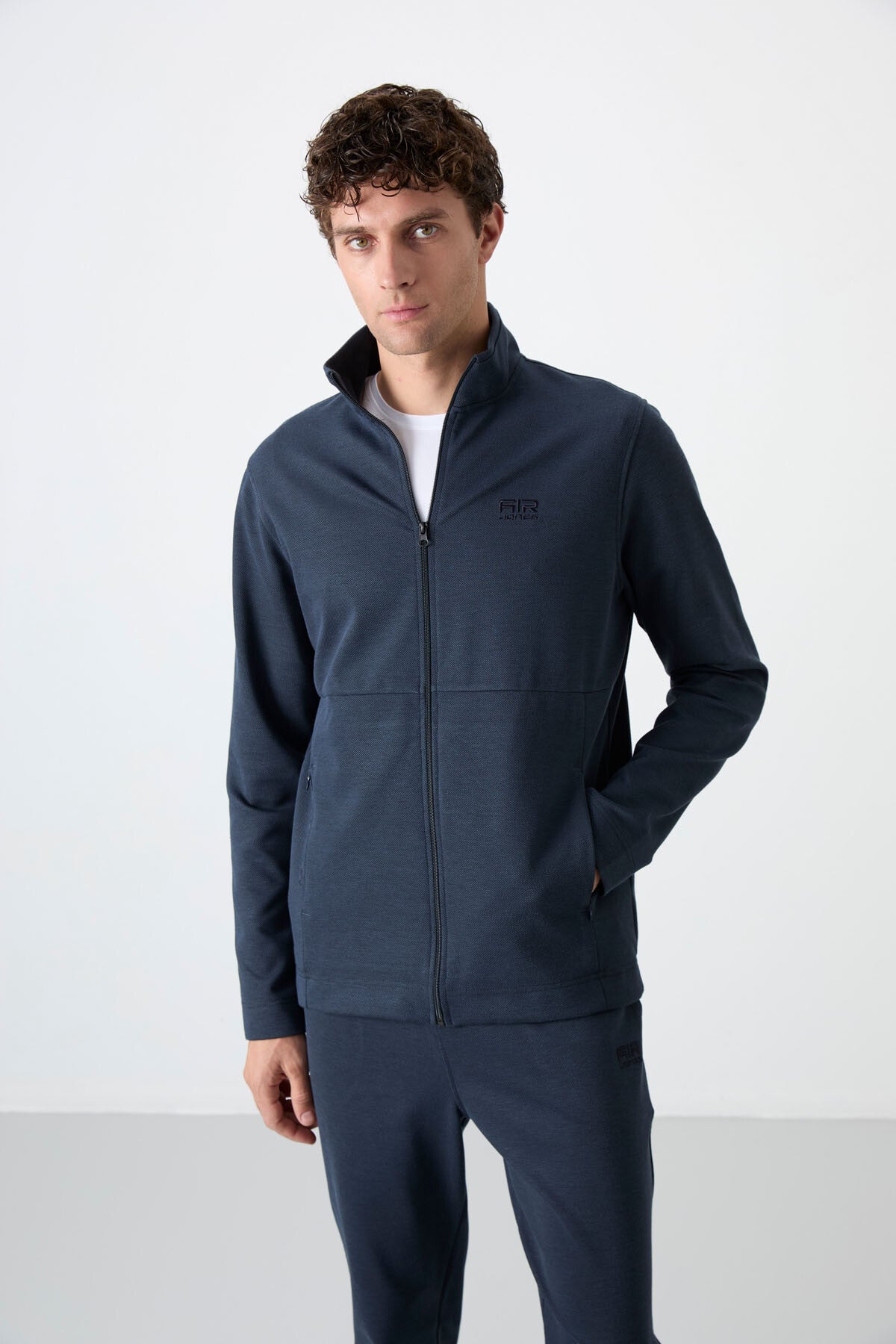 Carlos İndigo Standart Kalıp Erkek Eşofman Takım - 85209