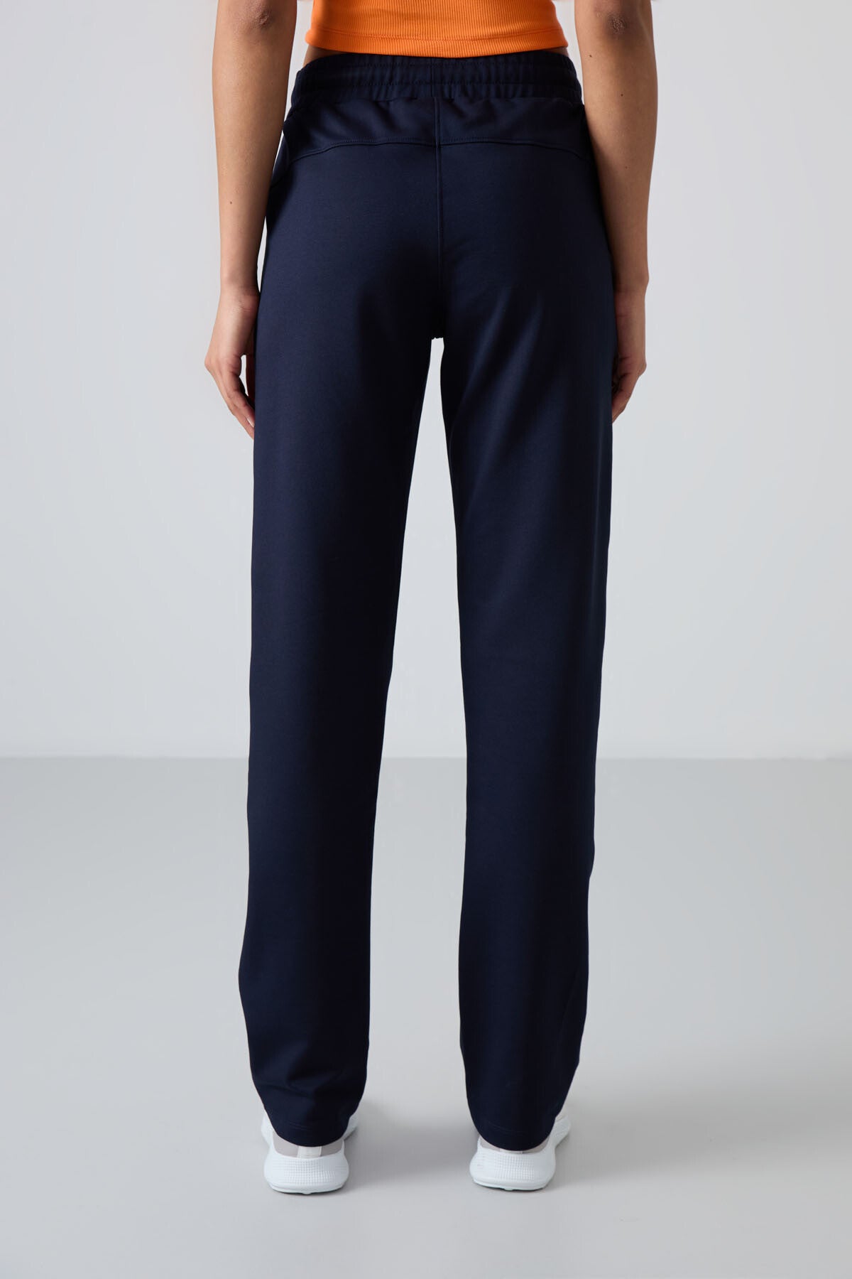 İndigo Gizli Fermuar Cepli Rahat Form Klasik Paça Kadın Eşofman Alt - 94148