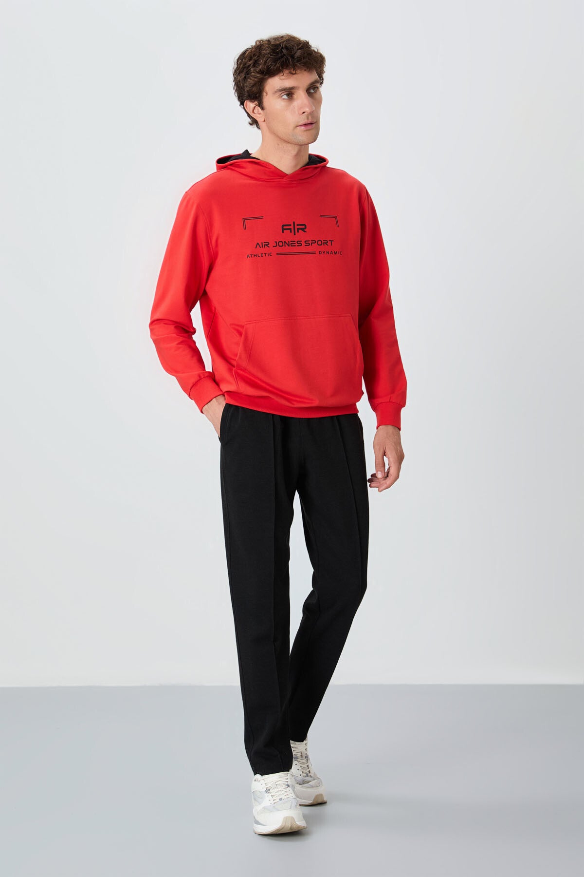 Kırçıllı Siyah Jogger Erkek Eşofman Altı - 82114