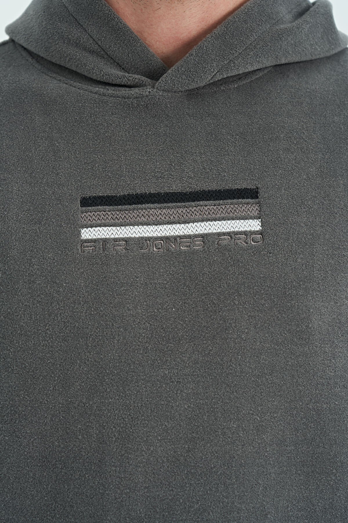 Hern Koyu Gri Erkek Polar Sweatshirt - 88301