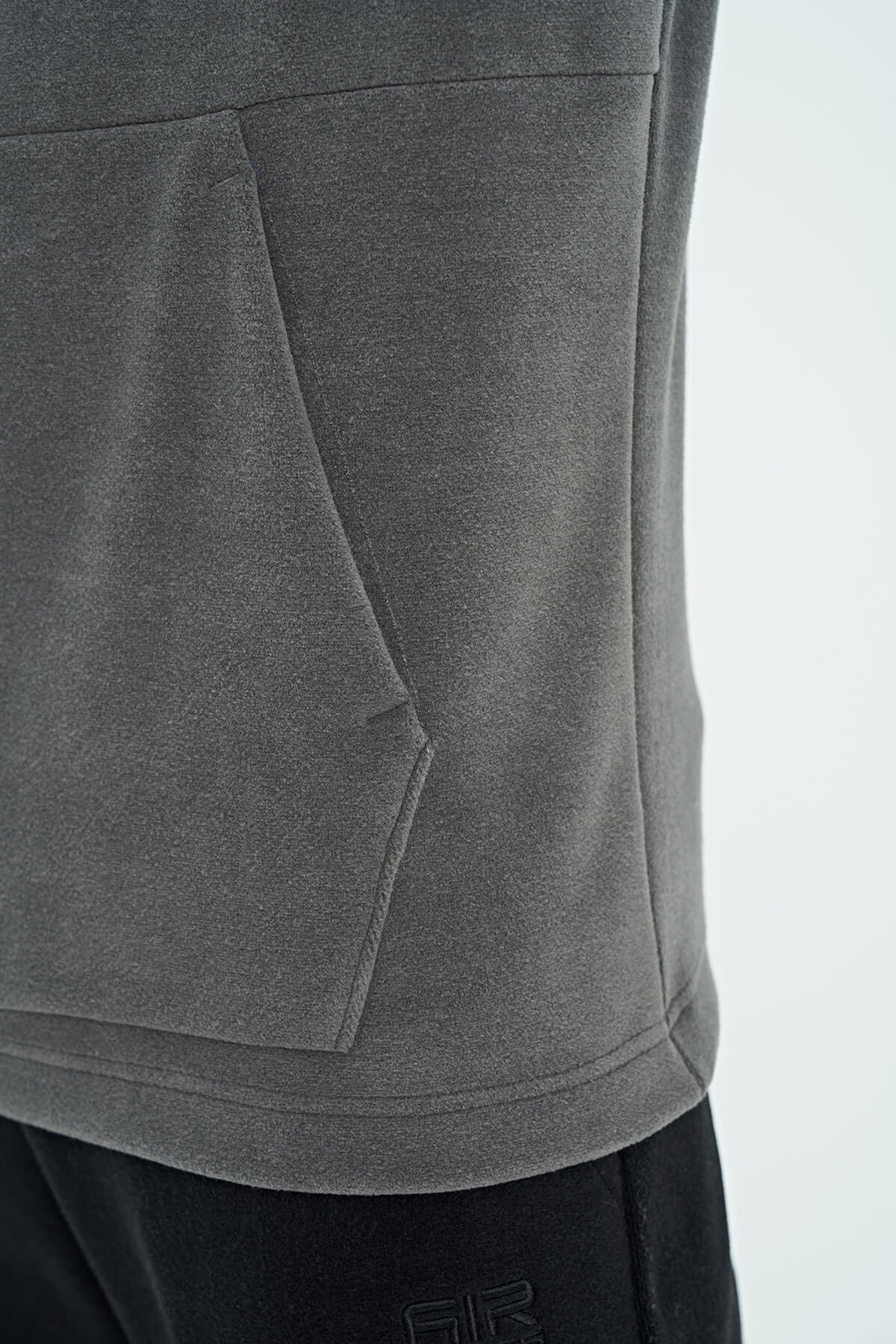 Hern Koyu Gri Erkek Polar Sweatshirt - 88301