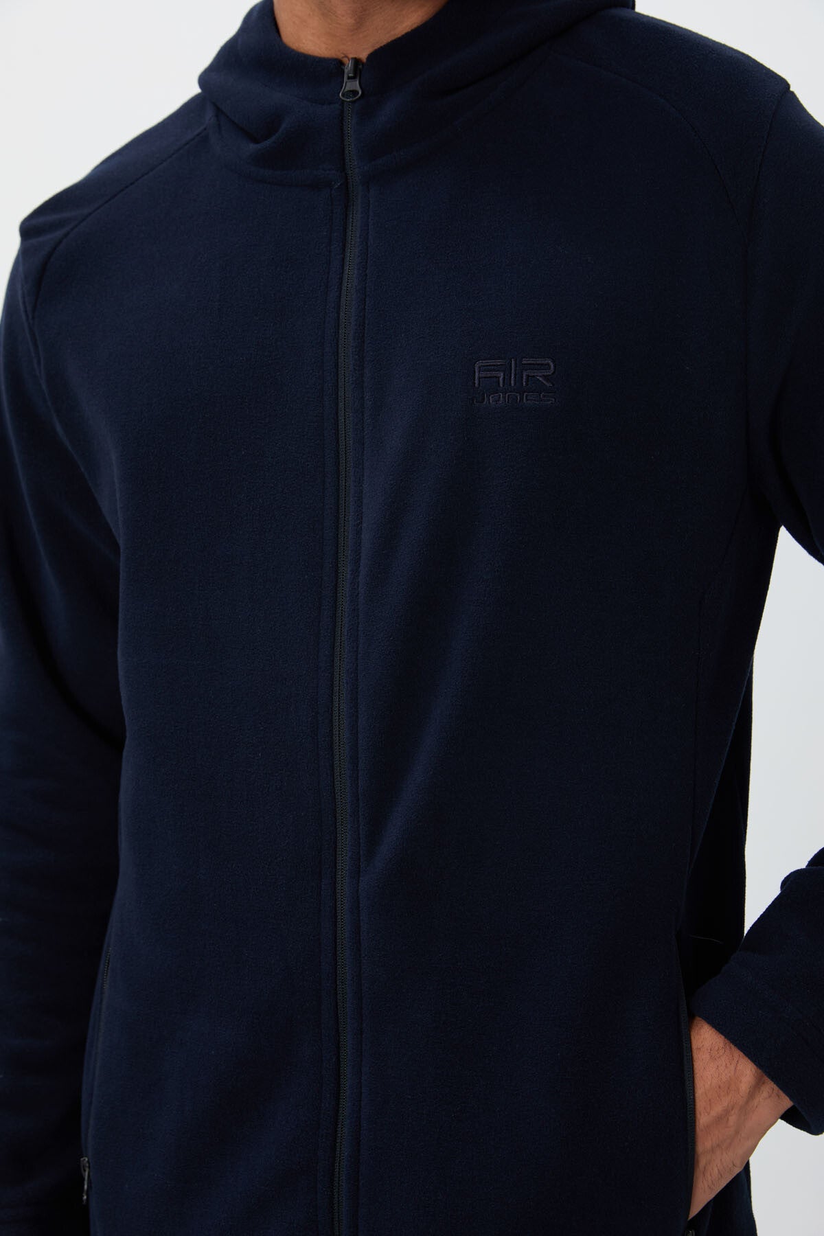 Connell Lacivert Rahat Kalıp Polar Erkek Sweatshirt - 88313