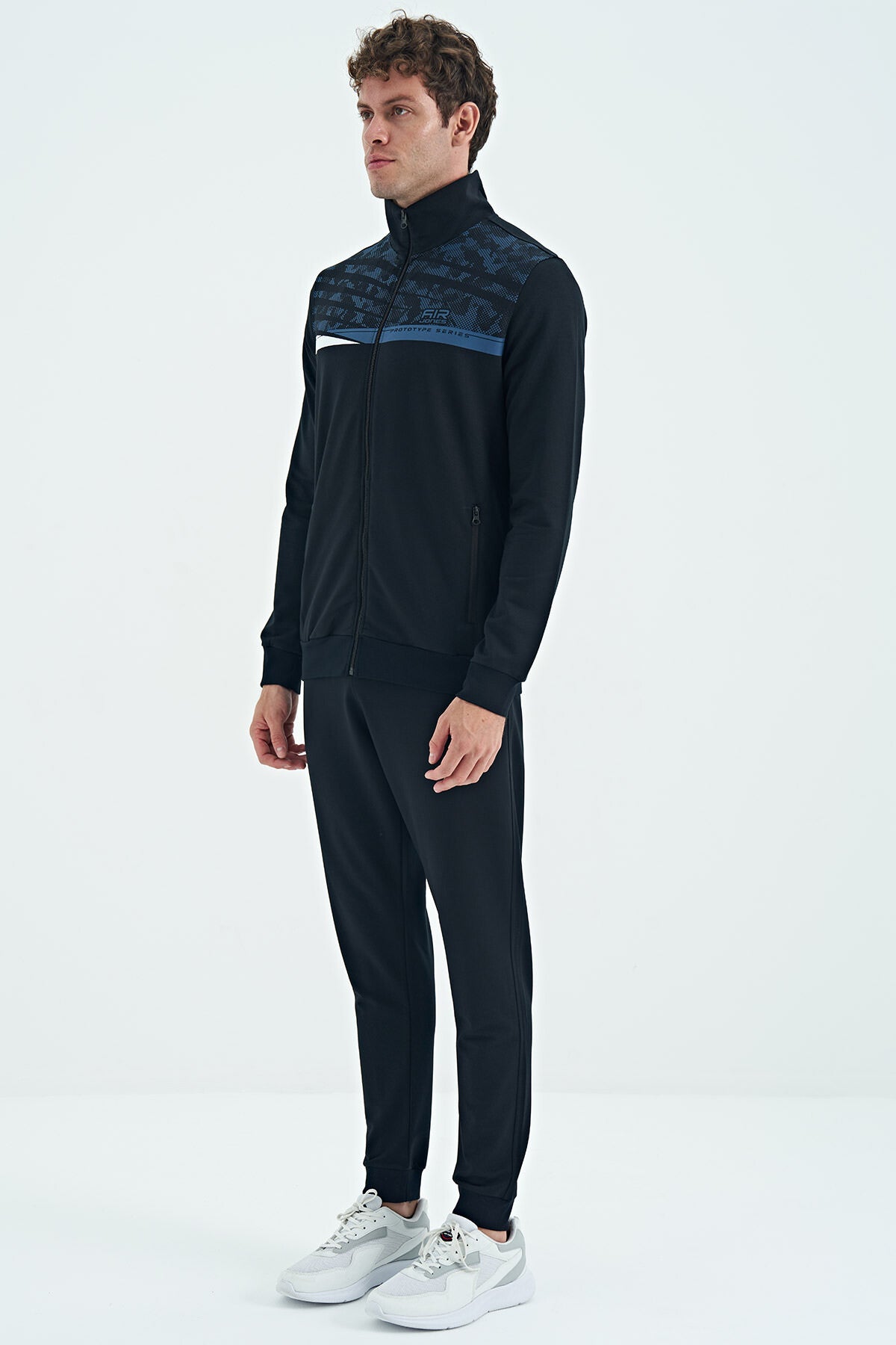 Harry Lacivert Standart Kalıp Erkek Eşofman Takım - 85197