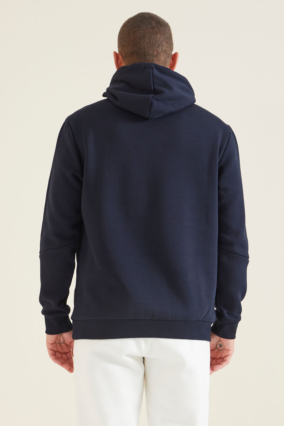 Lacivert Gizli Cep Detaylı Erkek Sweatshirt - 88312