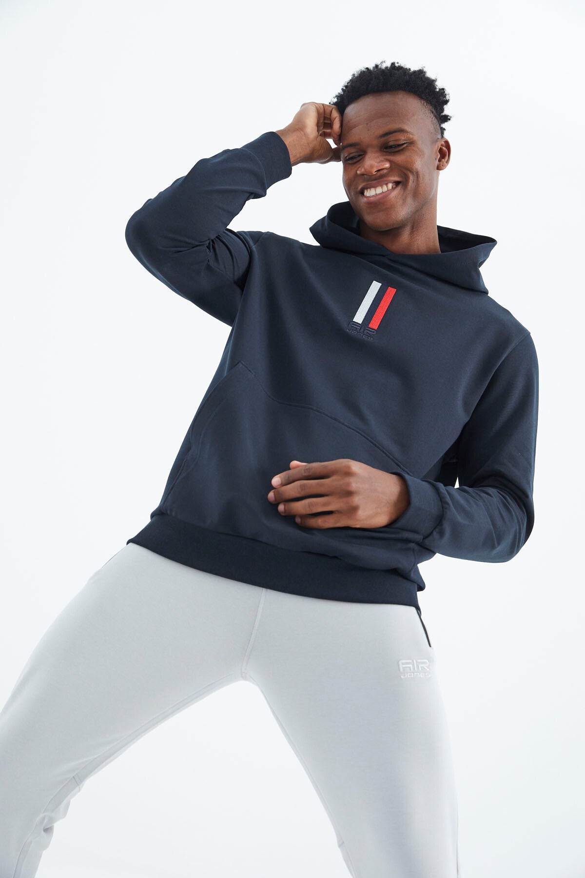 Harvey Lacivert Kapüşonlu Sweatshirt - 88309