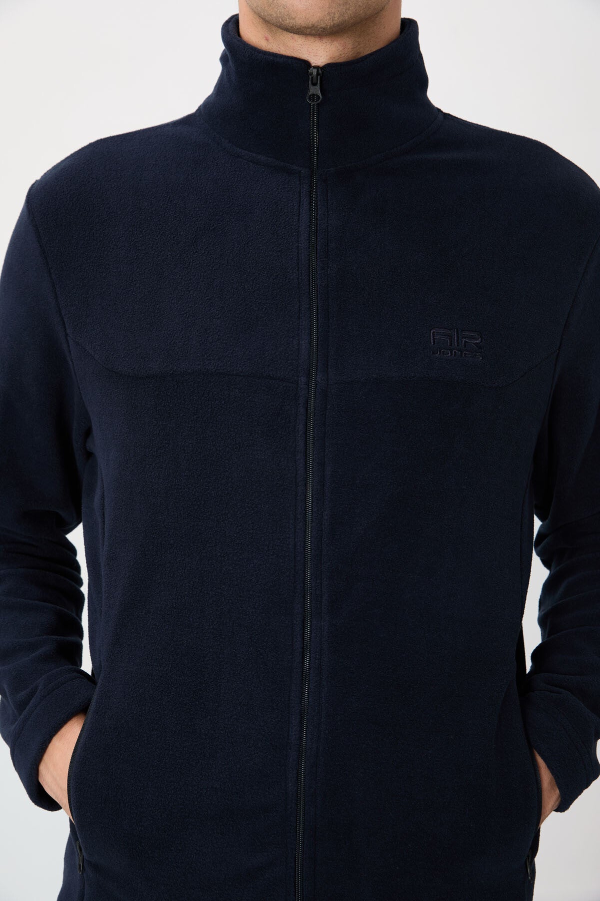 Hardy Lacivert Standart Kalıp Polar Erkek Sweatshirt - 88299