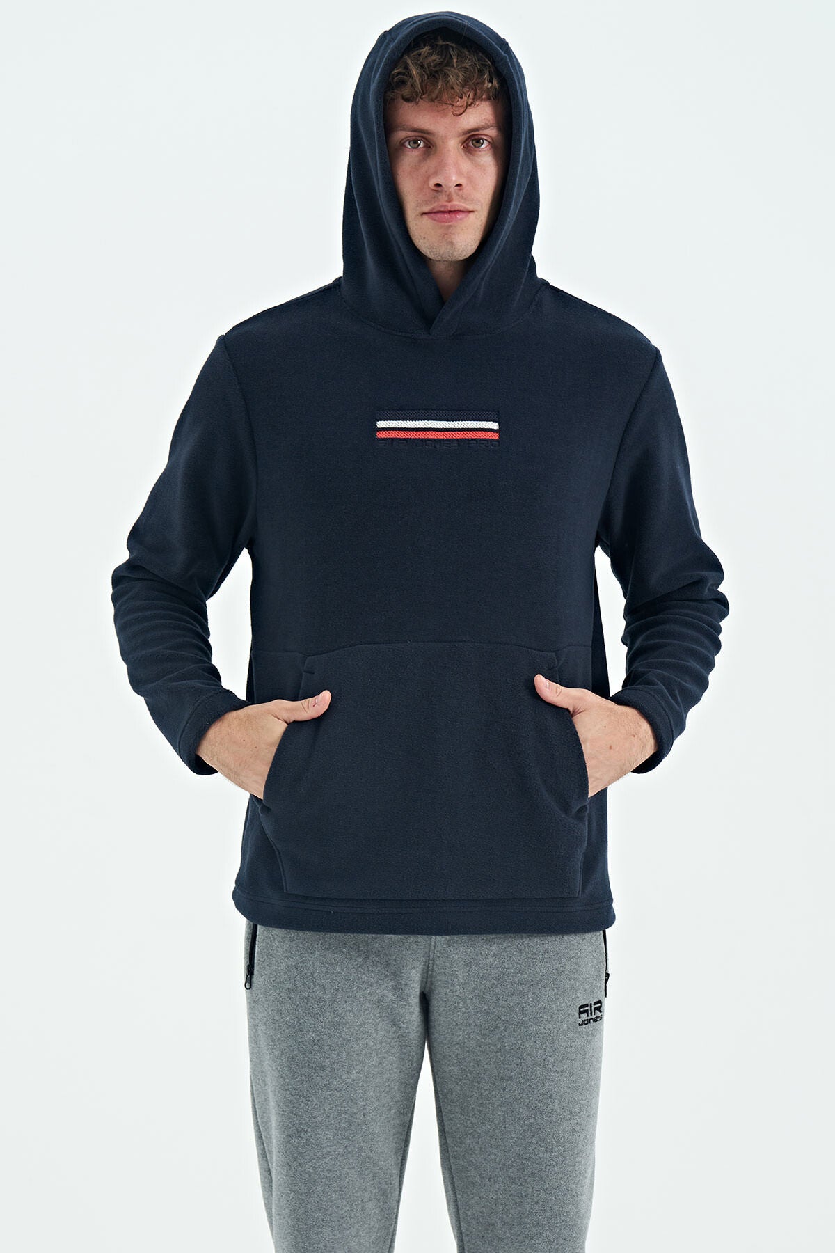 Hern Lacivert Erkek Polar Sweatshirt - 88301