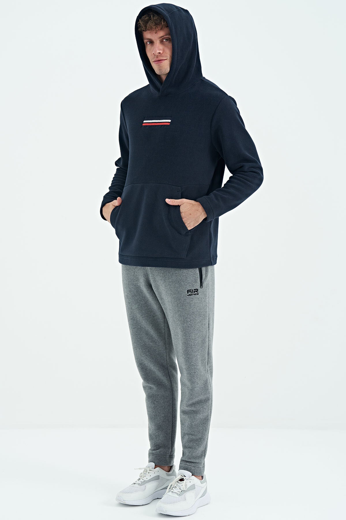 Hern Lacivert Erkek Polar Sweatshirt - 88301