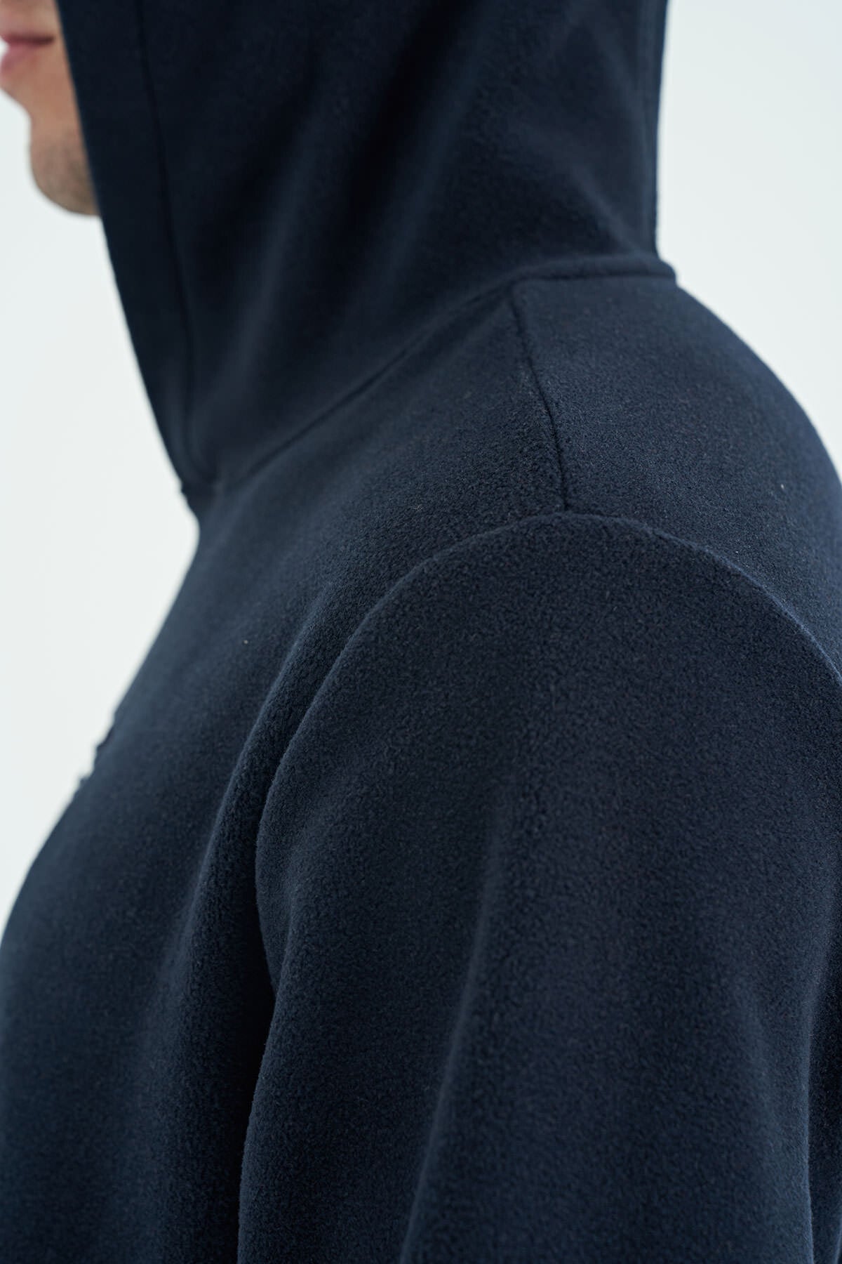 Hern Lacivert Erkek Polar Sweatshirt - 88301