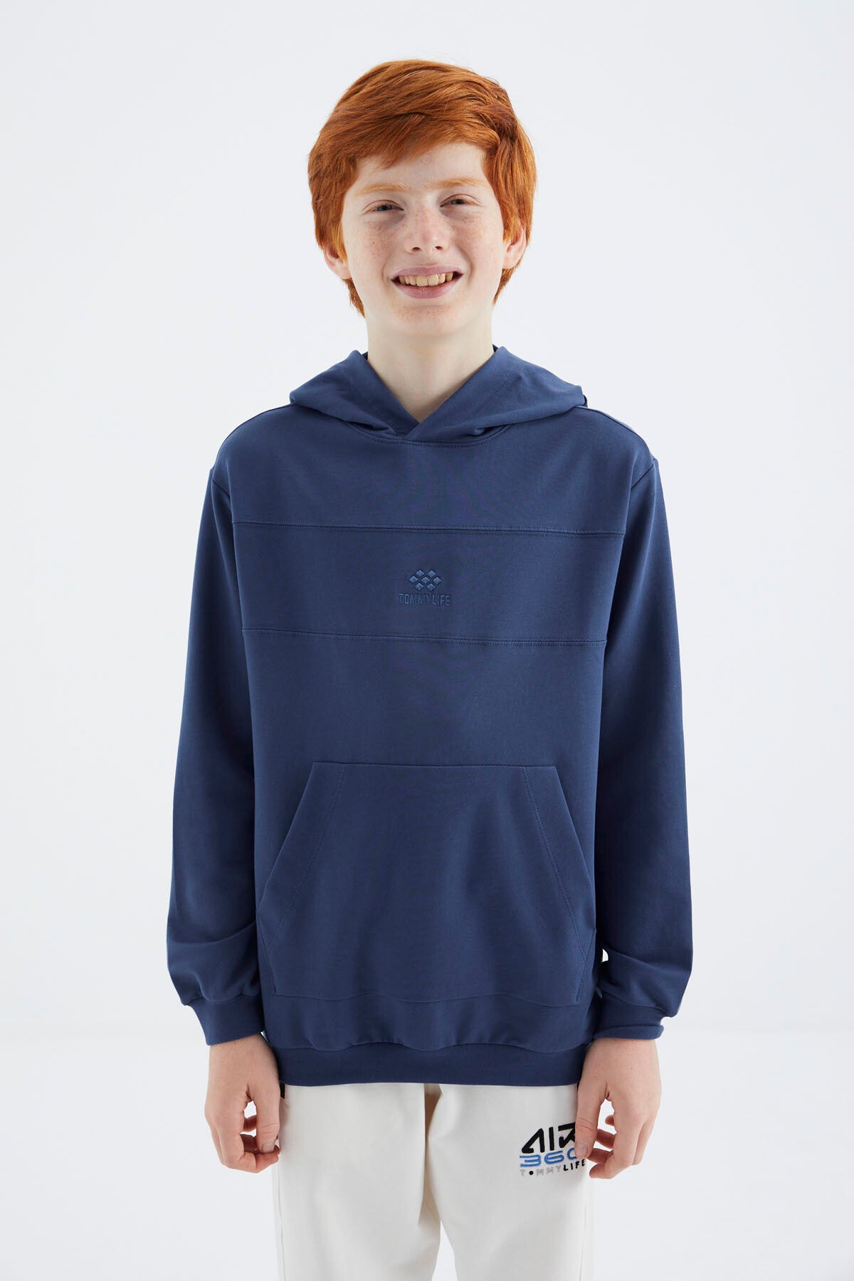 Parlament Kapüşonlu Basic Erkek Çocuk Sweatshirt - 11181