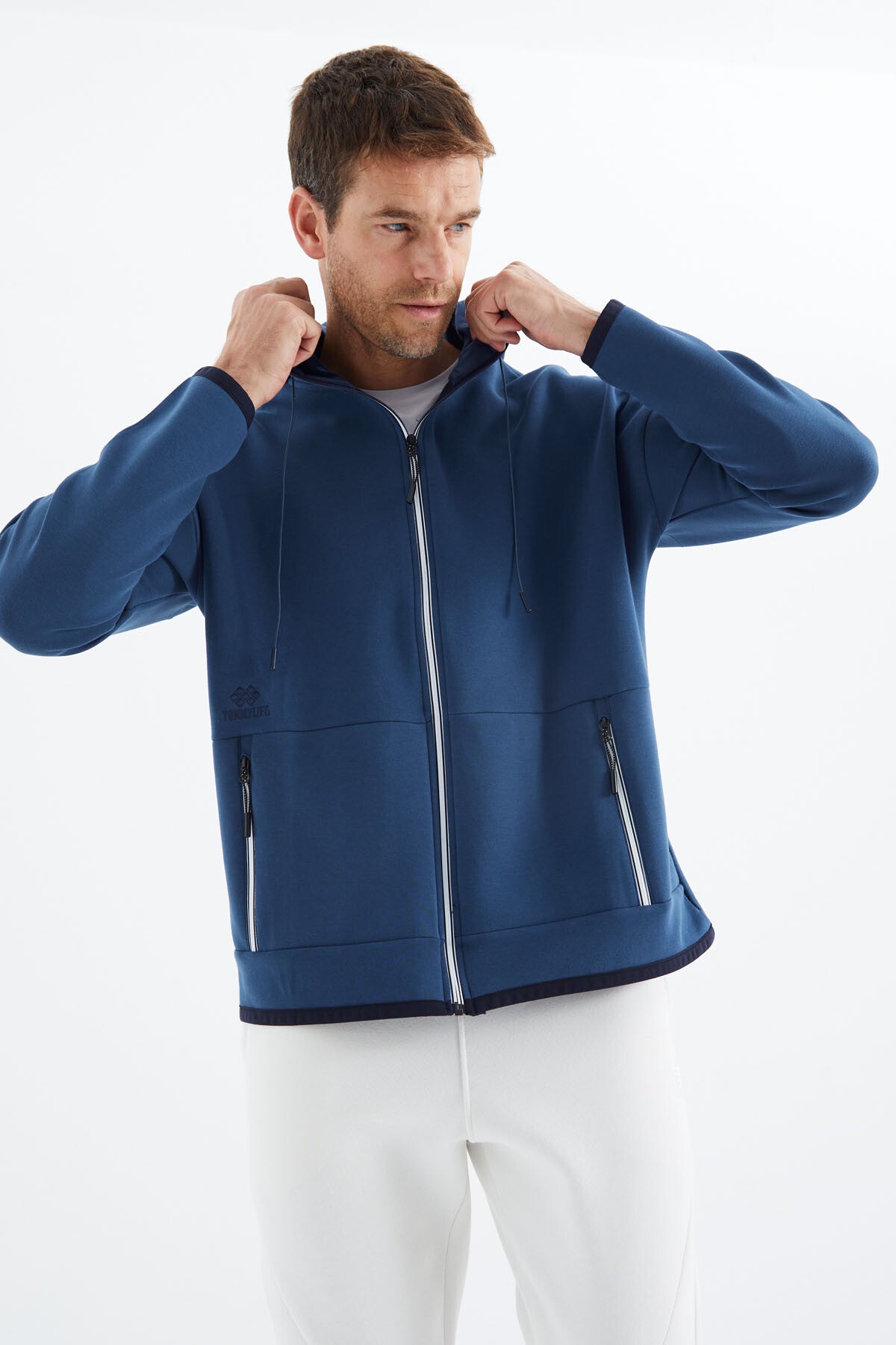 Parlament Kapüşonlu  Gizli Cep Detaylı Erkek Sweatshirt - 88288