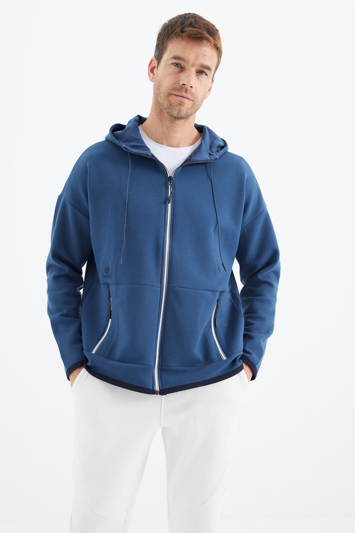 Parlament Kapüşonlu  Gizli Cep Detaylı Erkek Sweatshirt - 88288