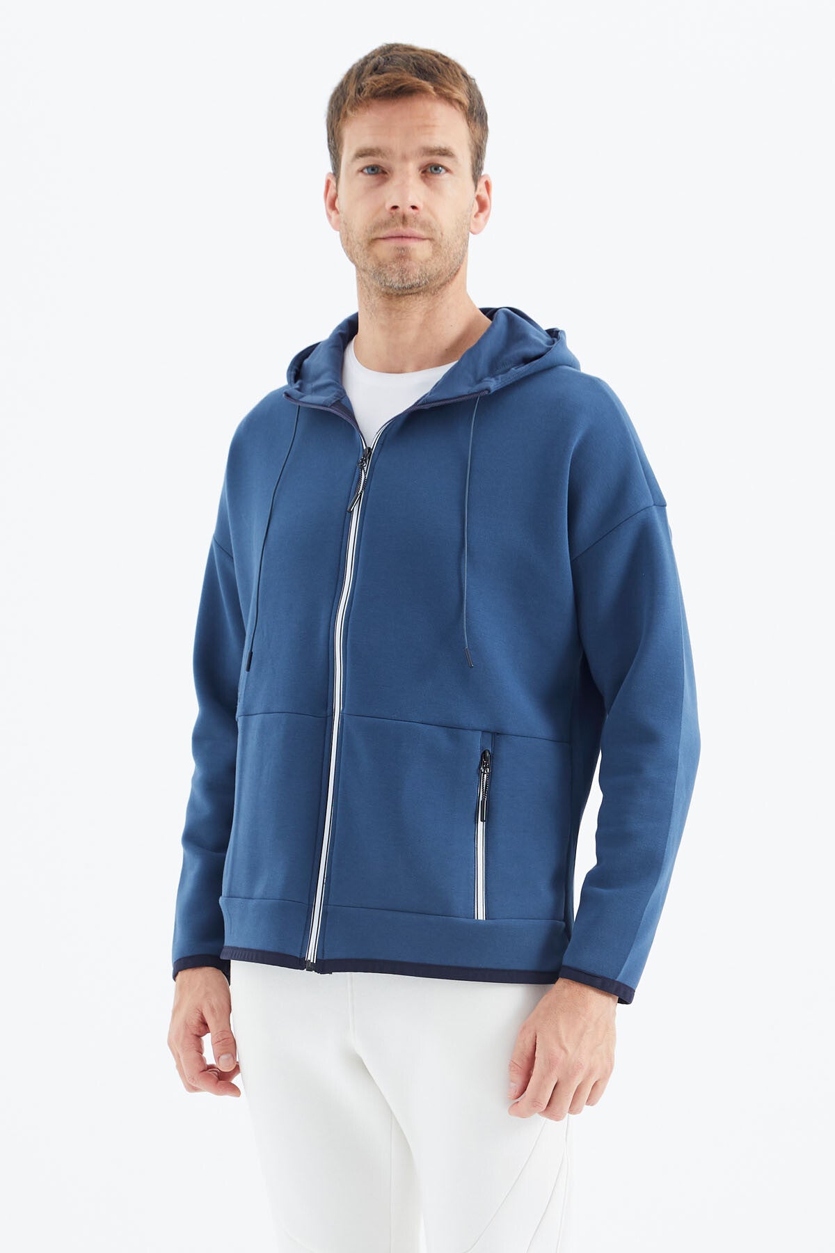 Parlament Kapüşonlu  Gizli Cep Detaylı Erkek Sweatshirt - 88288