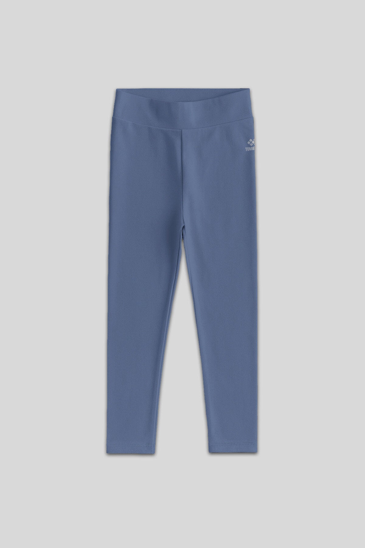 Petrol Yüksek Bel Dar Paça Kız Çocuk Tayt  - 75047