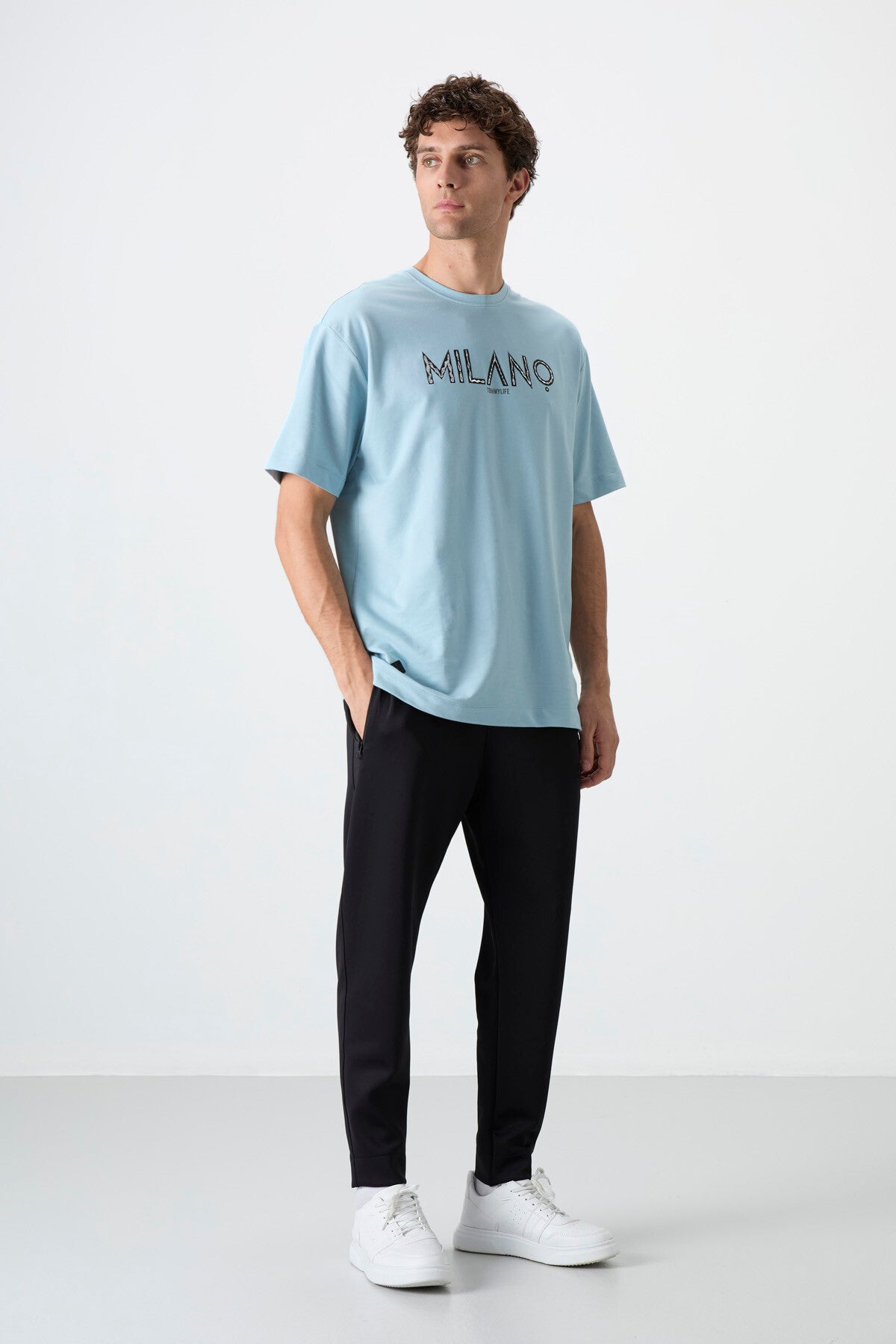 Barton Siyah Jogger Erkek Eşofman Alt - 84952