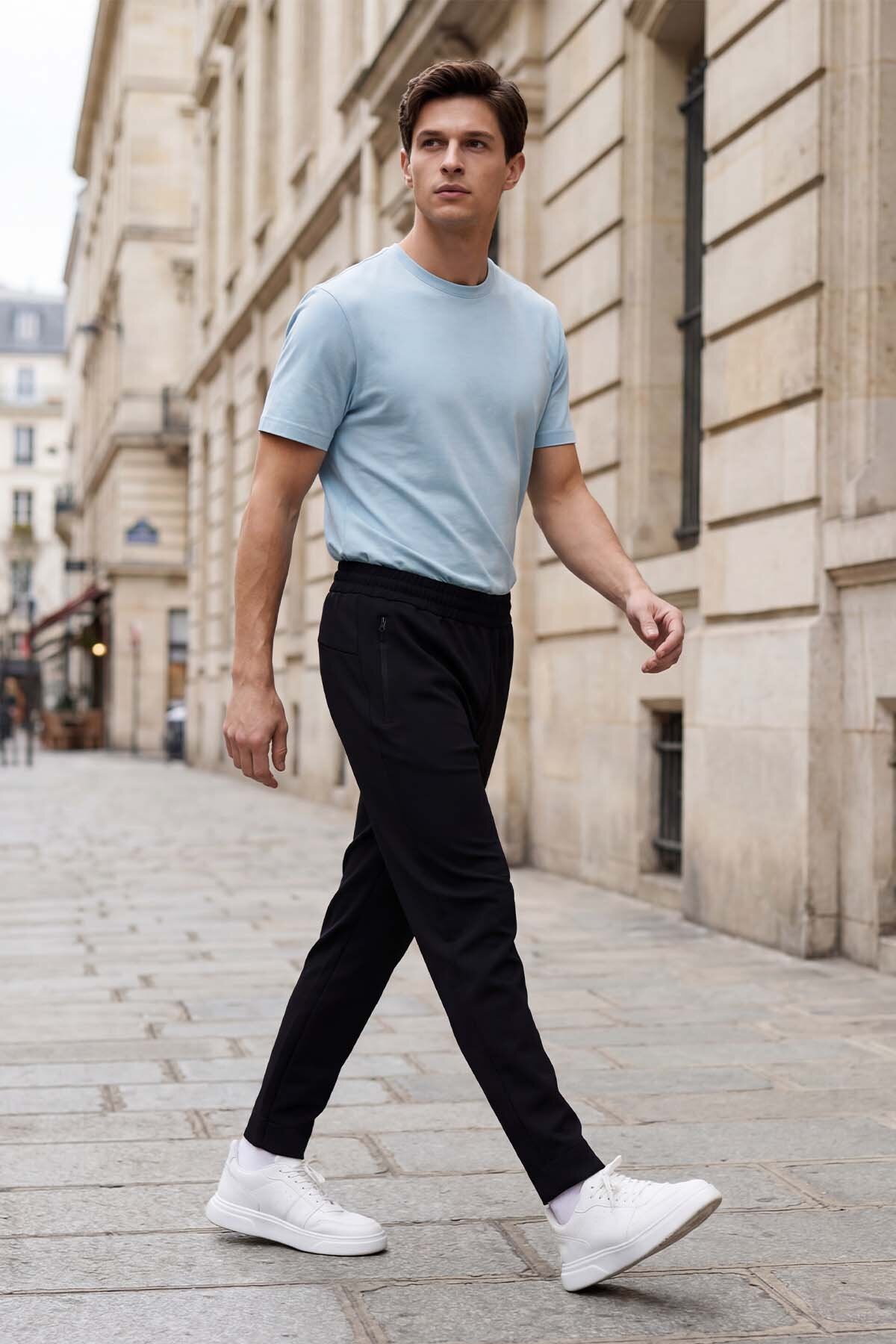 Barton Siyah Jogger Erkek Eşofman Alt - 84952