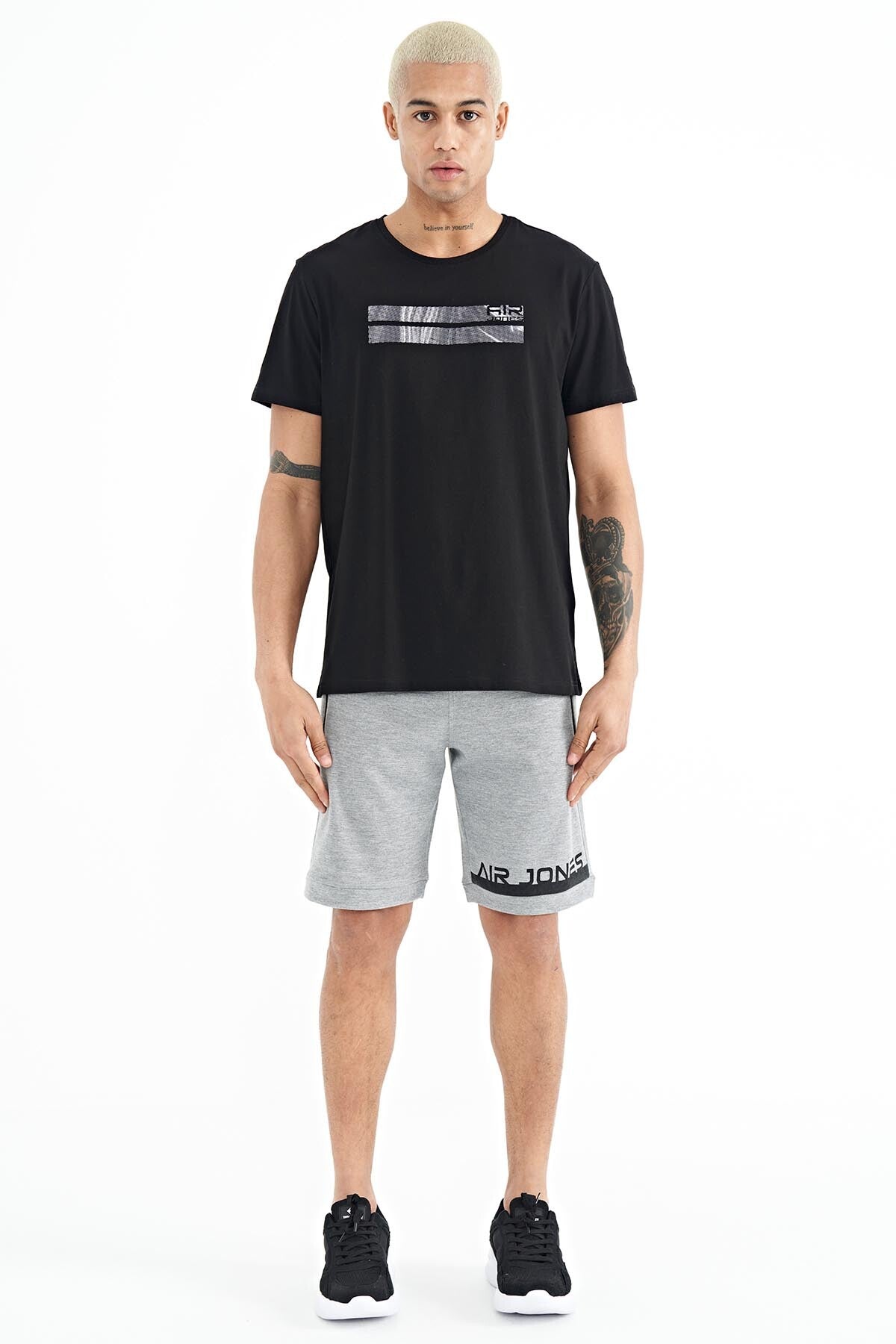 Peter Siyah O Yaka Erkek T-Shirt - 88204