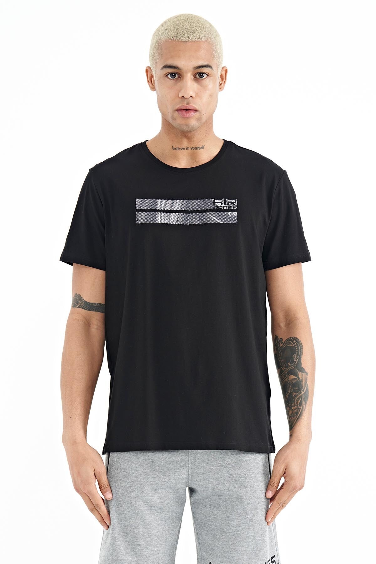 Peter Siyah O Yaka Erkek T-Shirt - 88204