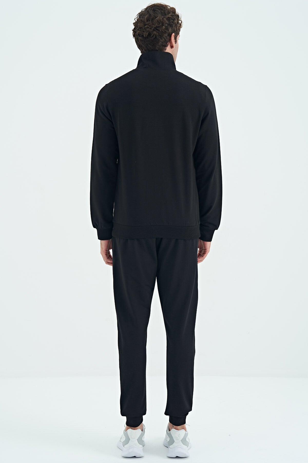 Harry Siyah Standart Kalıp Erkek Eşofman Takım - 85197