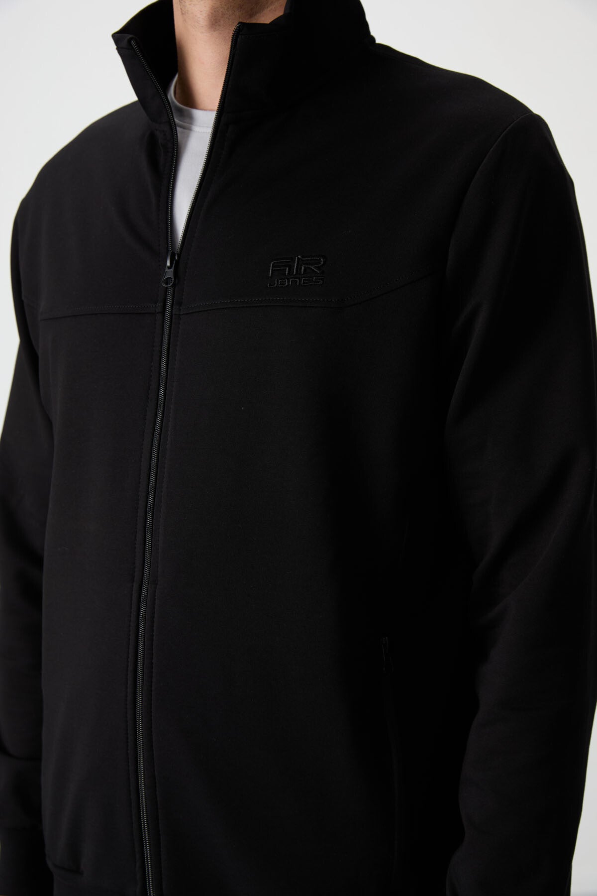 Troy Siyah Standart Kalıp Erkek Eşofman Takım - 85196