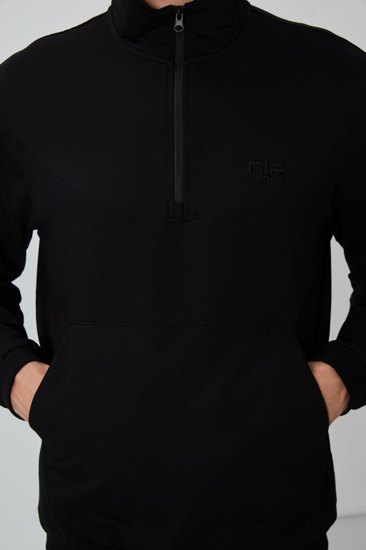 Herbert Siyah  Dik Yaka Eşofman Takım - 85233