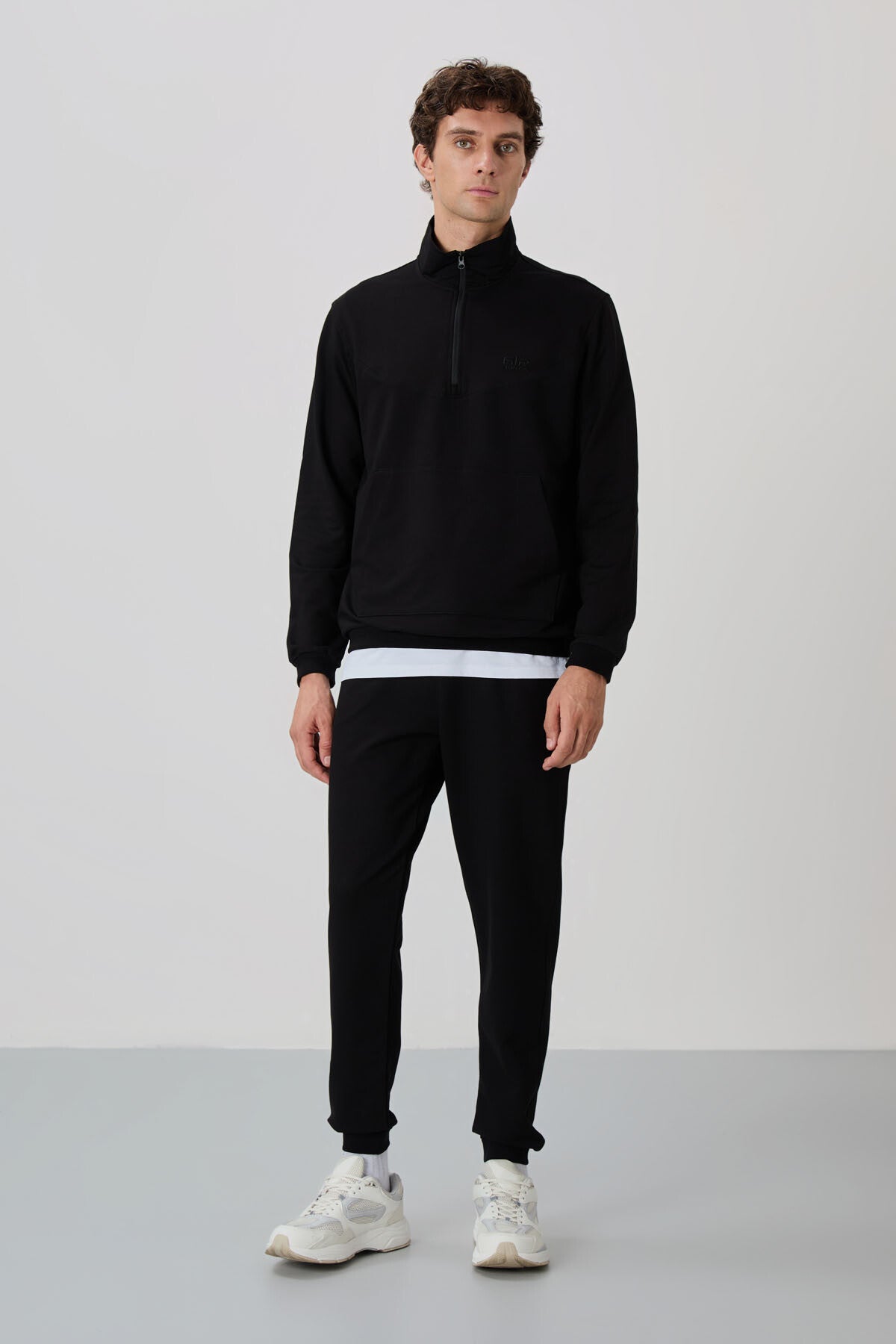 Herbert Siyah  Dik Yaka Eşofman Takım - 85233