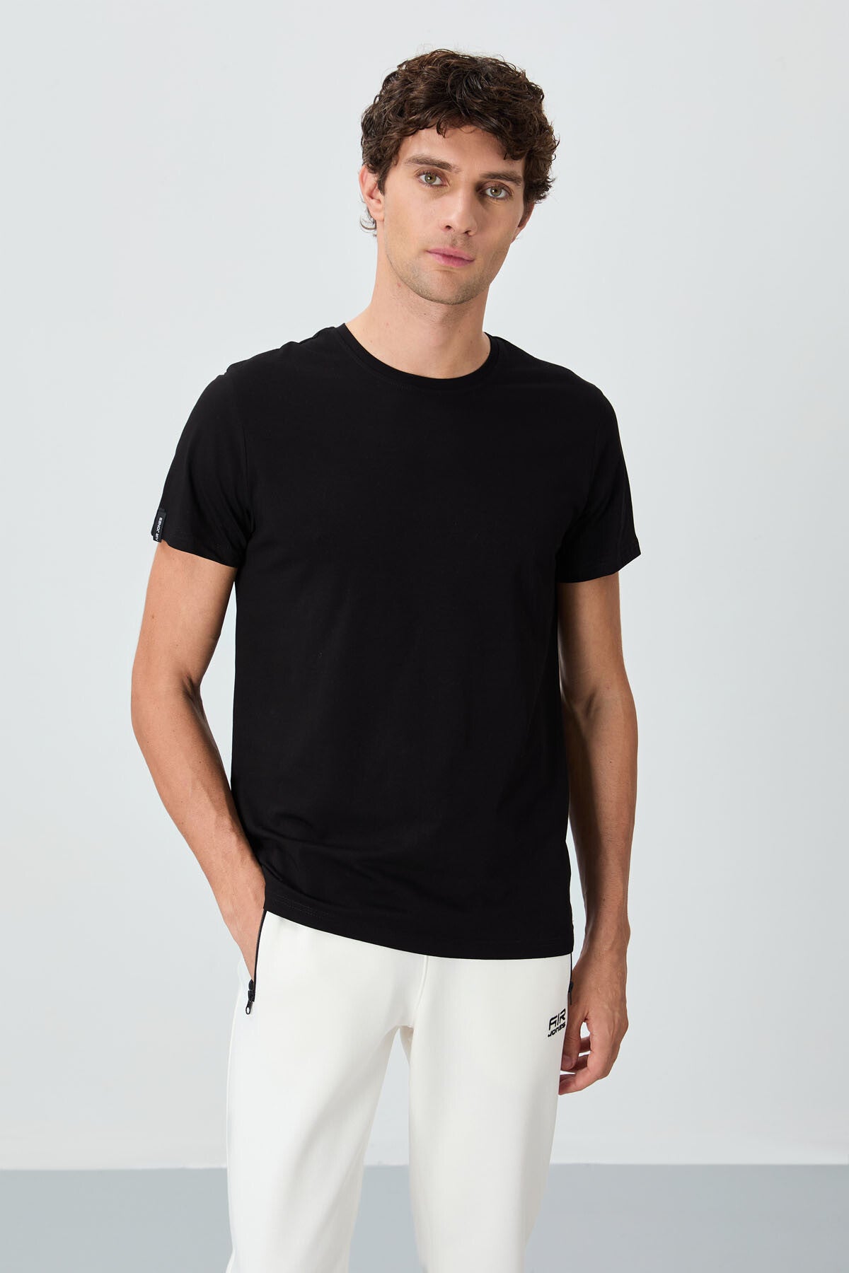 Calvin Siyah Basic Erkek T-Shirt - 88245