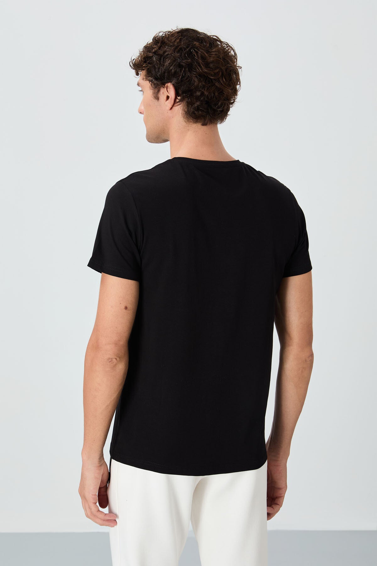 Calvin Siyah Basic Erkek T-Shirt - 88245
