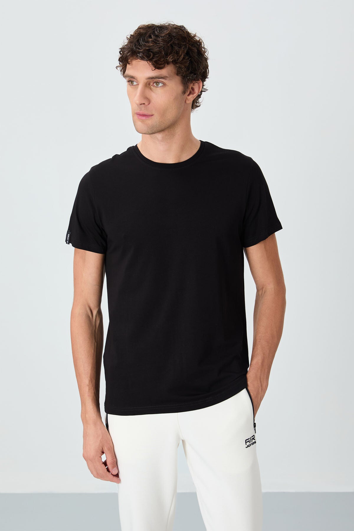 Calvin Siyah Basic Erkek T-Shirt - 88245