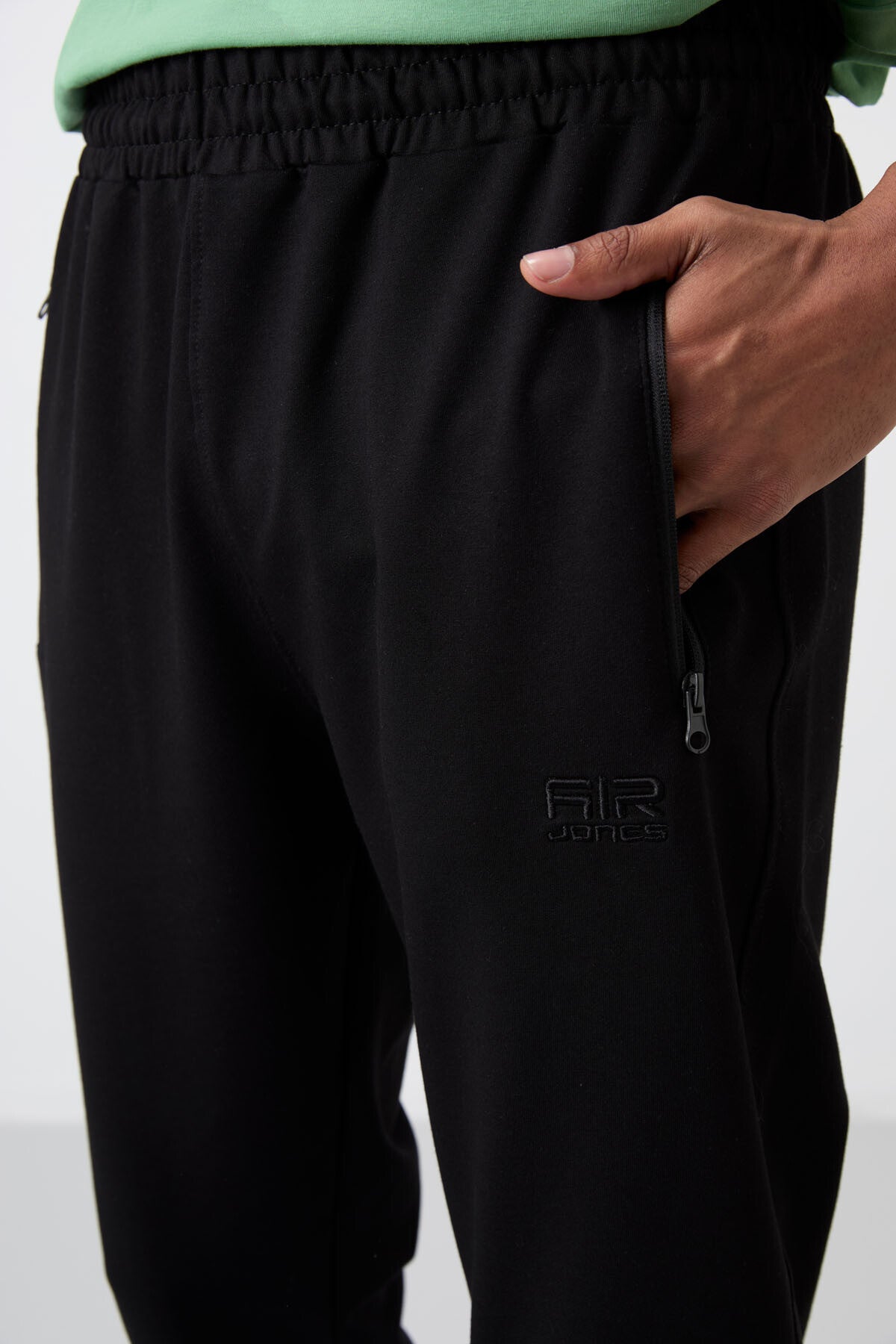 Rory Siyah Jogger Erkek Eşofman Alt - 84909