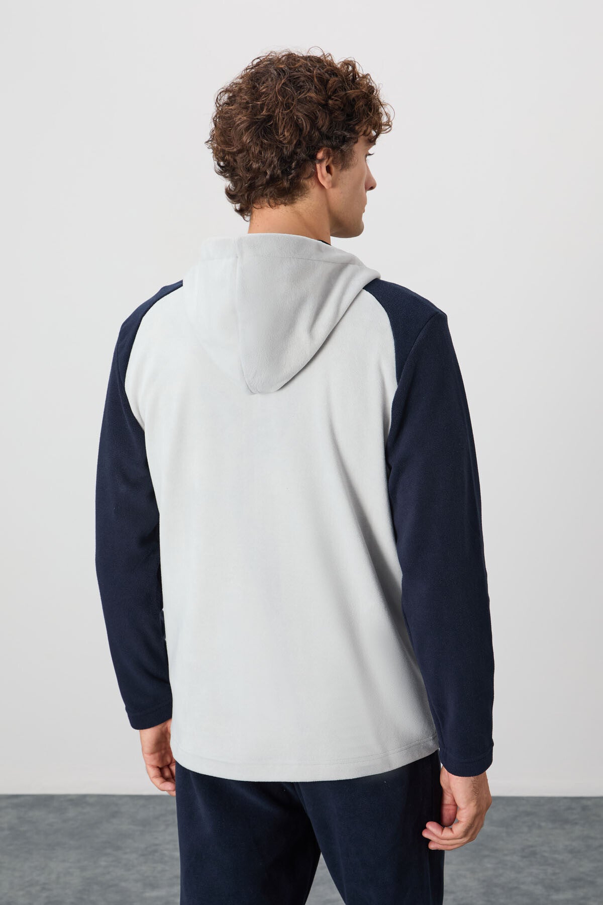 Connell Taş Rahat Kalıp Polar Erkek Sweatshirt - 88313