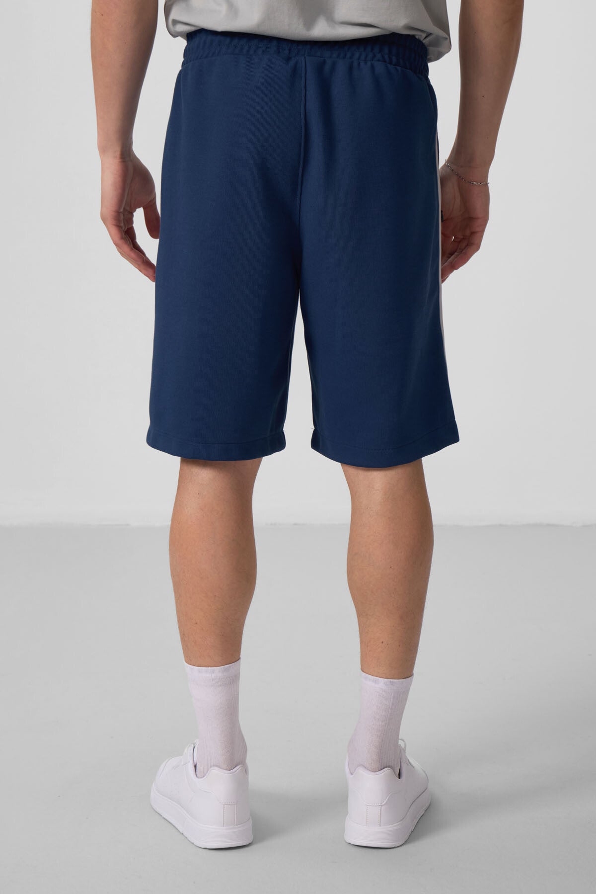 Parlament Yüzeyi Dokulu Oversize Erkek Şort - 81288