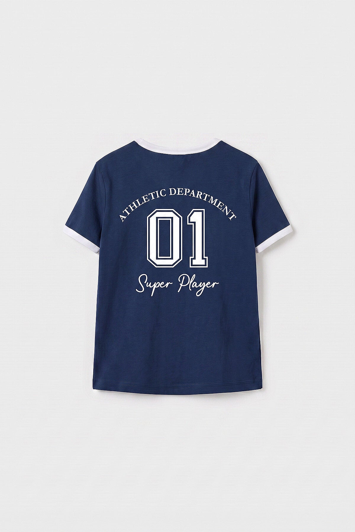 Parlament Omuz Biye Detaylı Baskılı Kız Çocuk T-Shirt - 75181