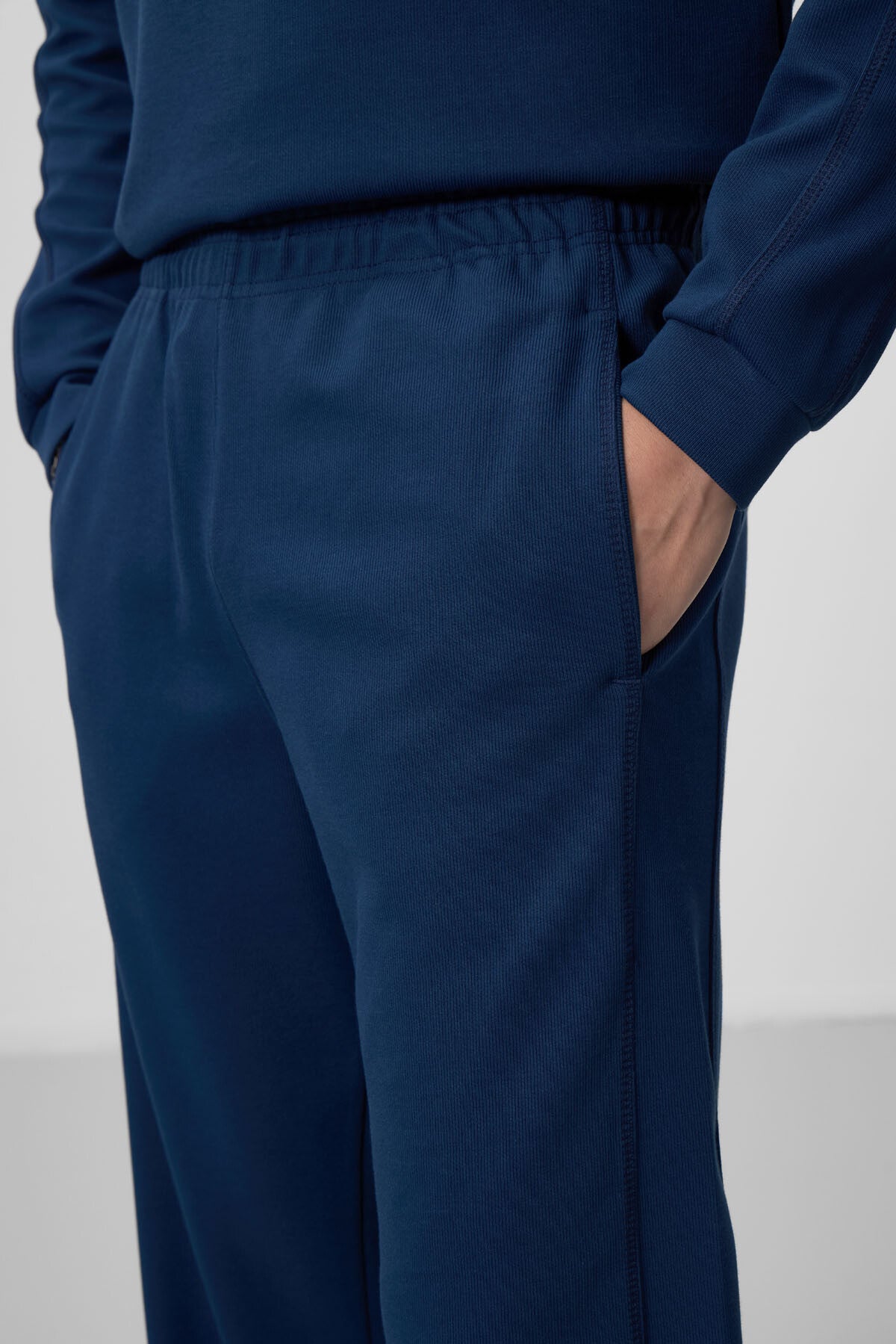 Parlament Yüzeyi Dokulu Oversize Erkek Eşofman Takım - 85275