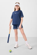 Parliament Cotton Soft Textured Standard Fit Basic Girls' Shorts Set - 75183