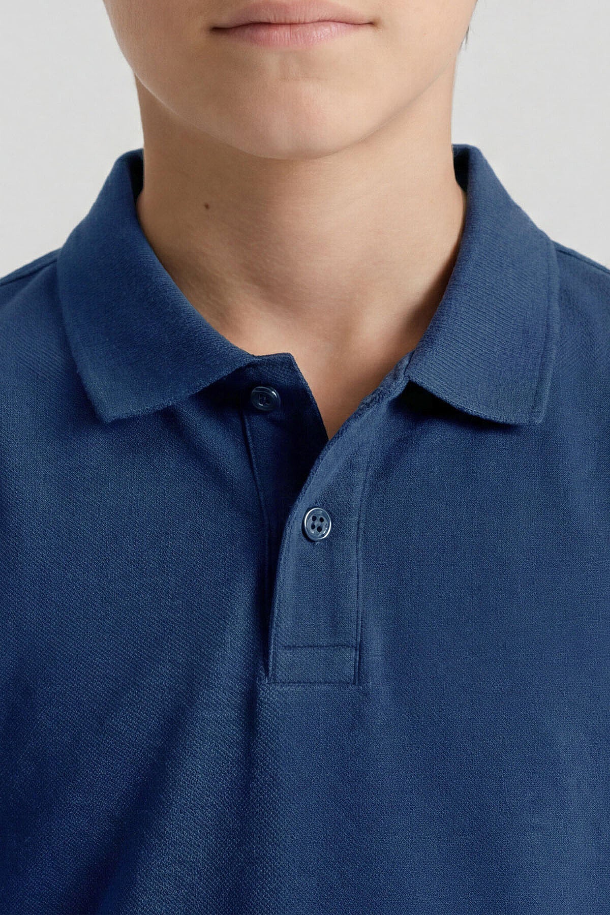 Parlament Polo Yaka Standart Fit Basic Unisex Çocuk T-Shirt - 11330