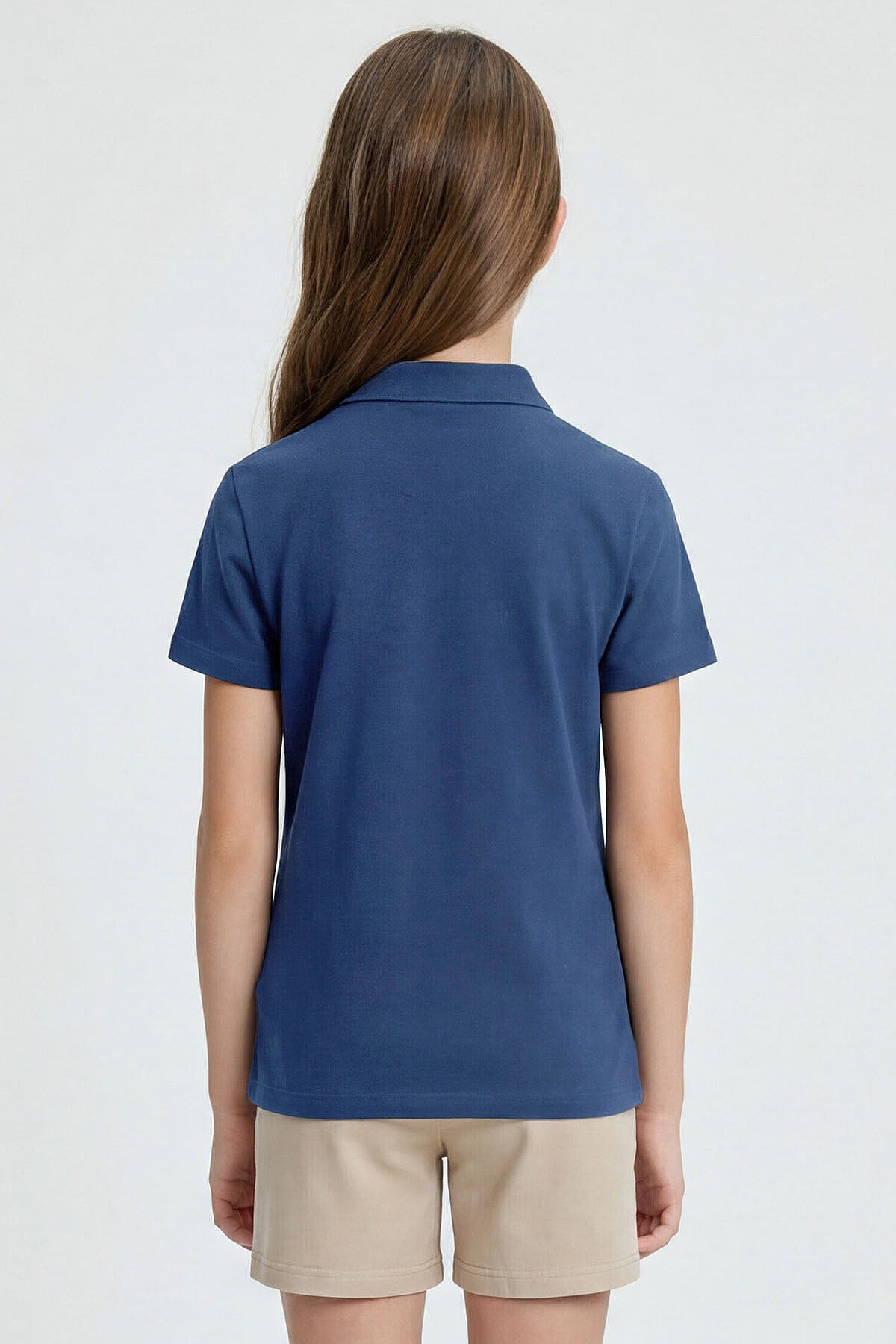 Parlament Polo Yaka Standart Fit Basic Unisex Çocuk T-Shirt - 11330