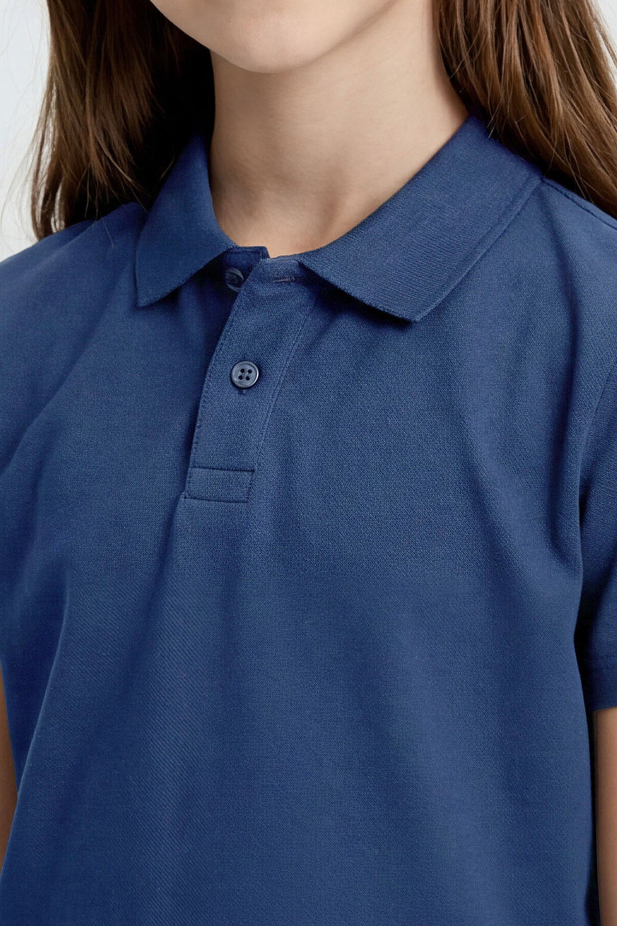 Parlament Polo Yaka Standart Fit Basic Unisex Çocuk T-Shirt - 11330