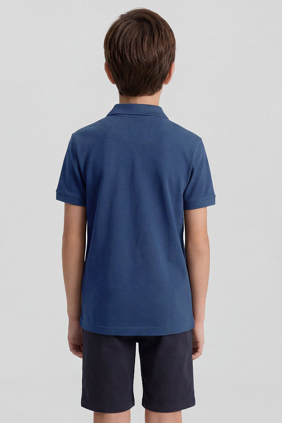 Parlament Polo Yaka Standart Fit Basic Unisex Çocuk T-Shirt - 11330