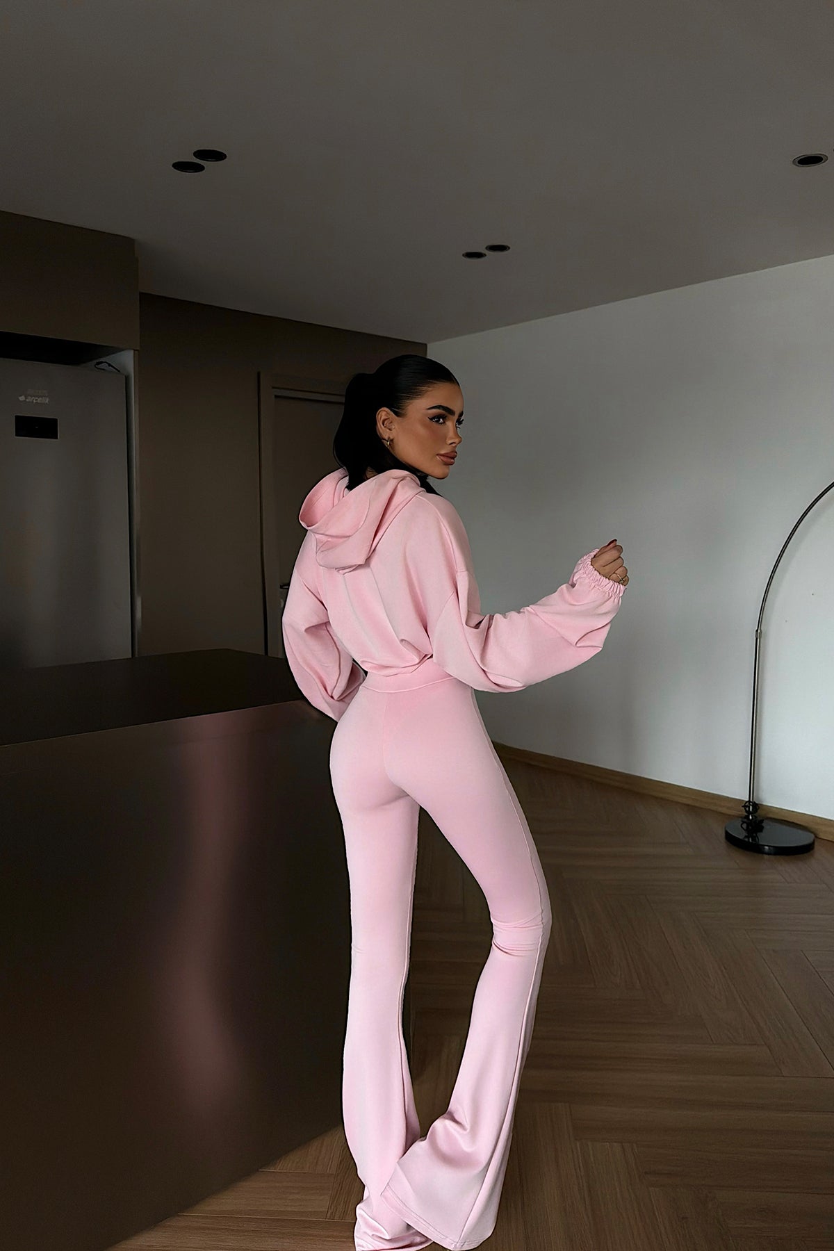 Pembe Kerrie Eşofman Takım ATE-4137