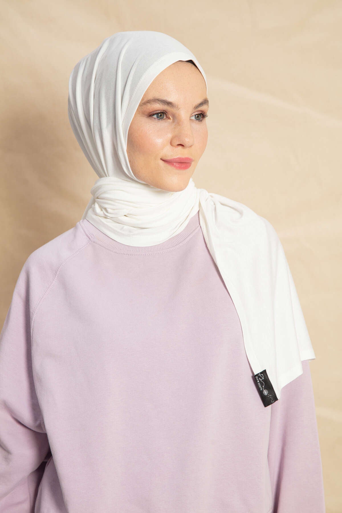 Penye Şal - Ekru