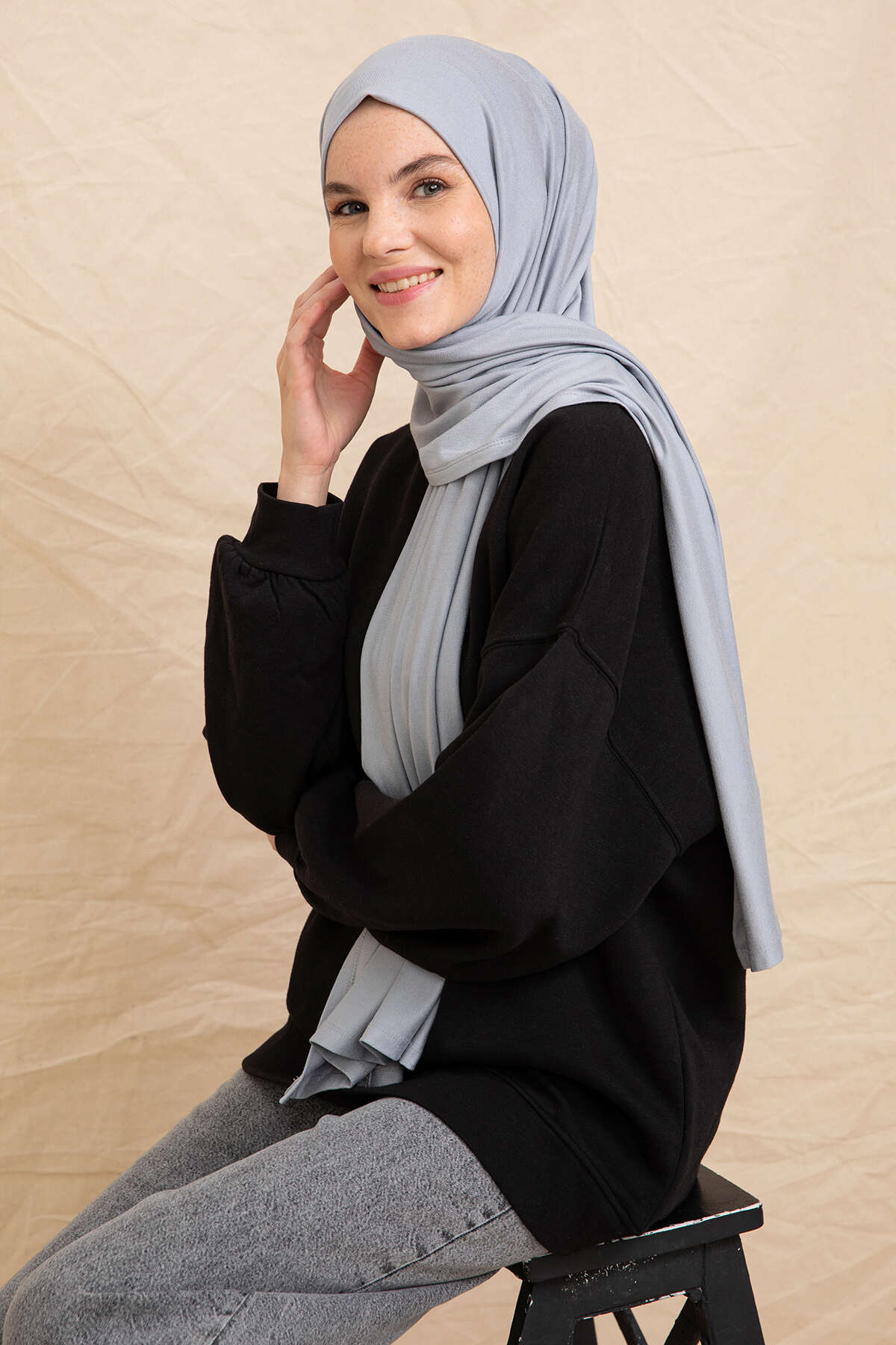 Penye Şal - Gri