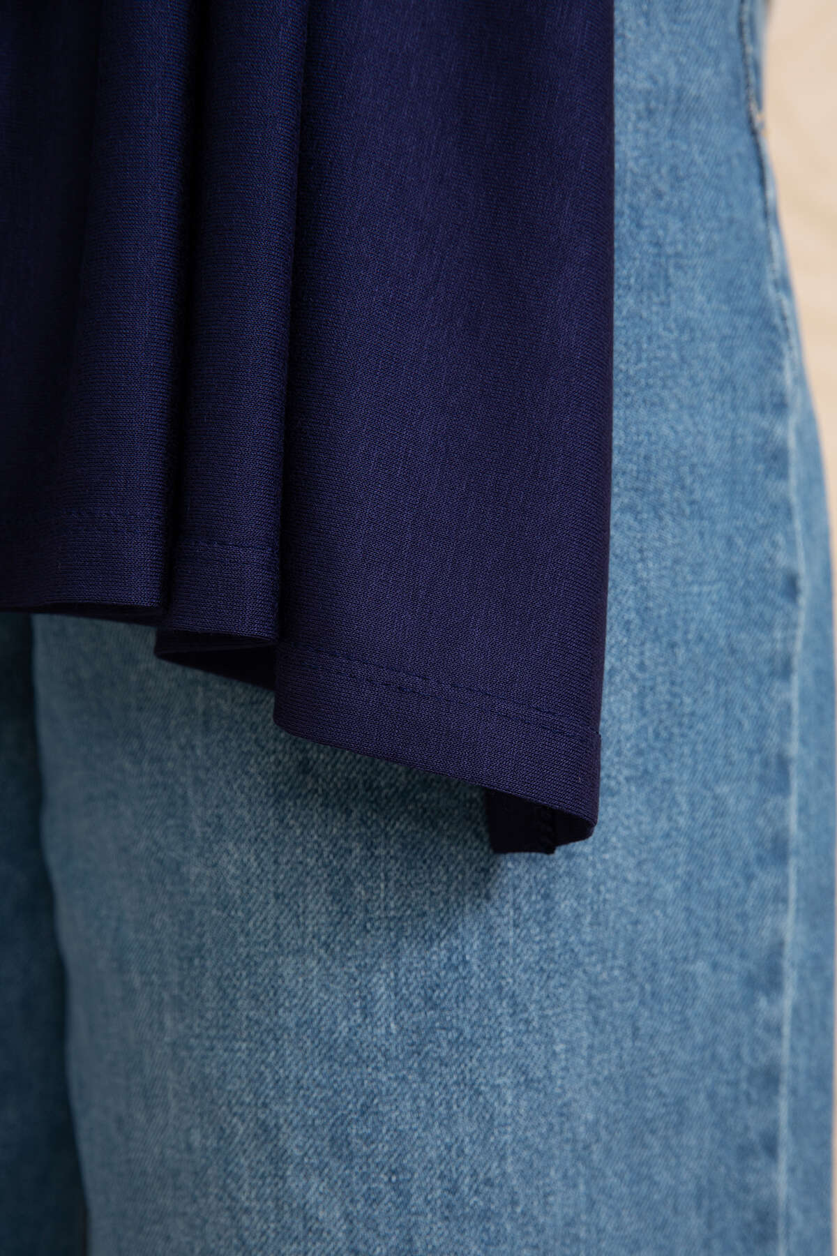 Penye Şal - Lacivert