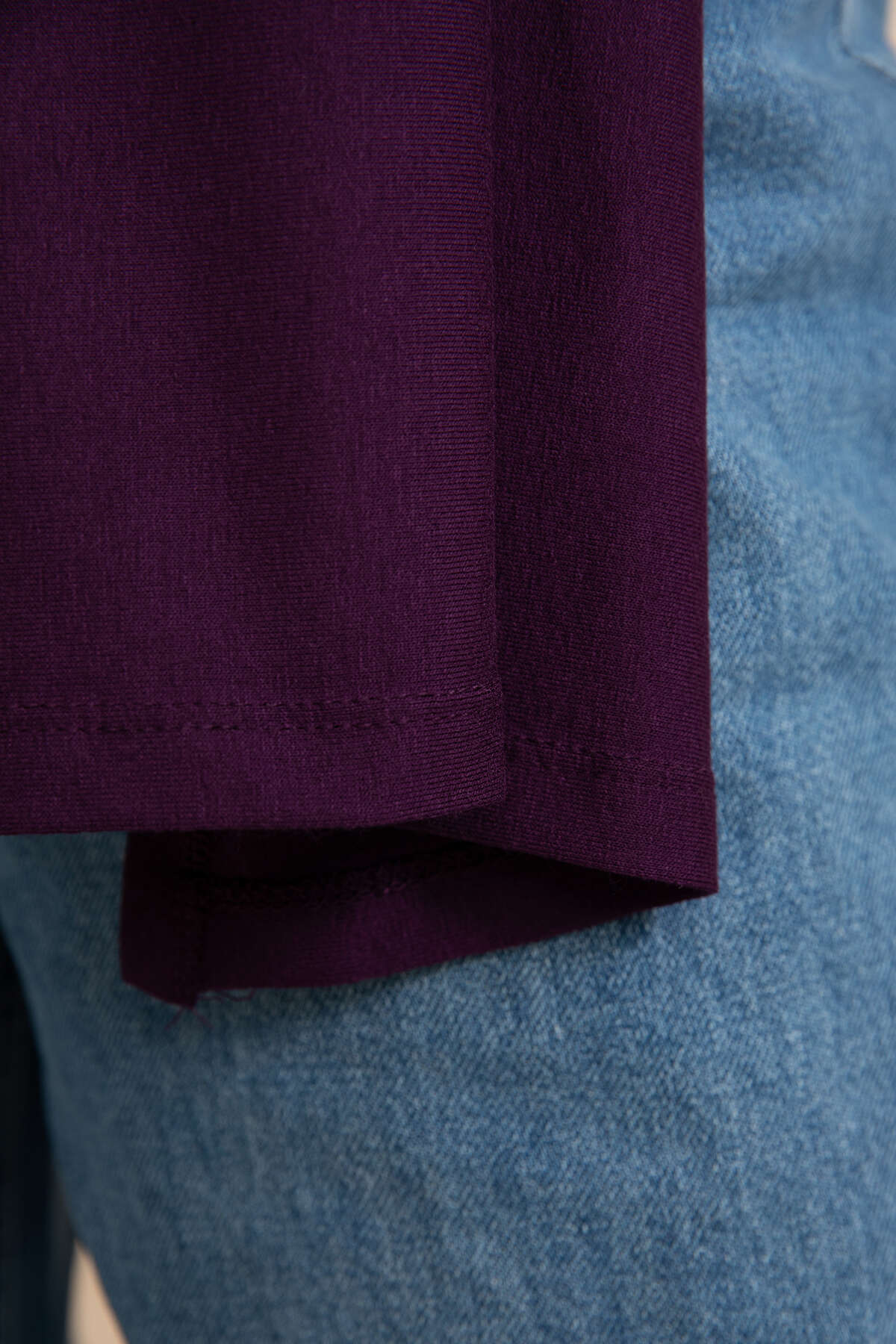 Penye Şal - Mürdüm